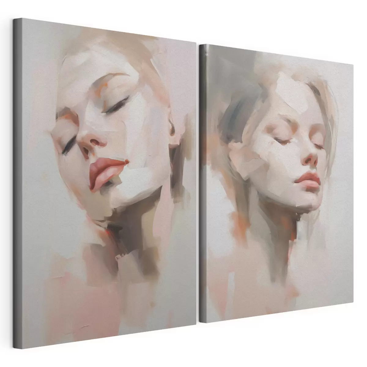 Quadro Ritratto astratto di una giovane donna nr. m31058