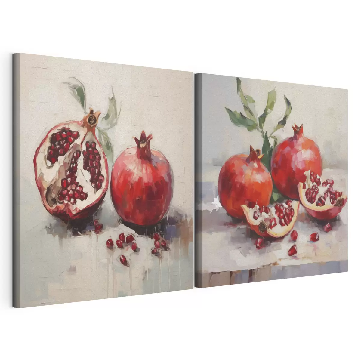 Quadro Melograni maturi, dipinto in stile imitativo nr. m31060