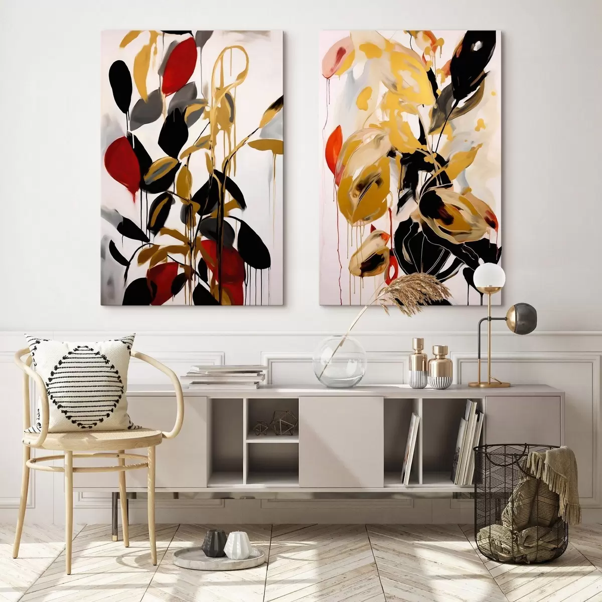 Quadro Astrazione caotica, imitazione della pittura nr. m31061