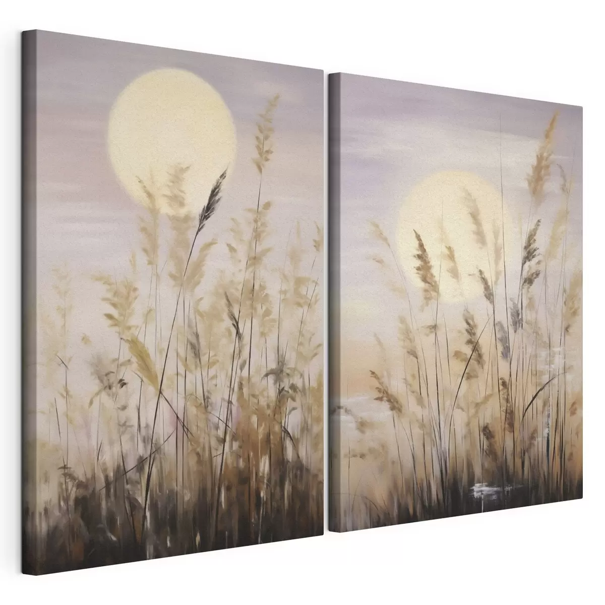 Quadro Erbe astratte, pittura in stile imitativo nr. m31062