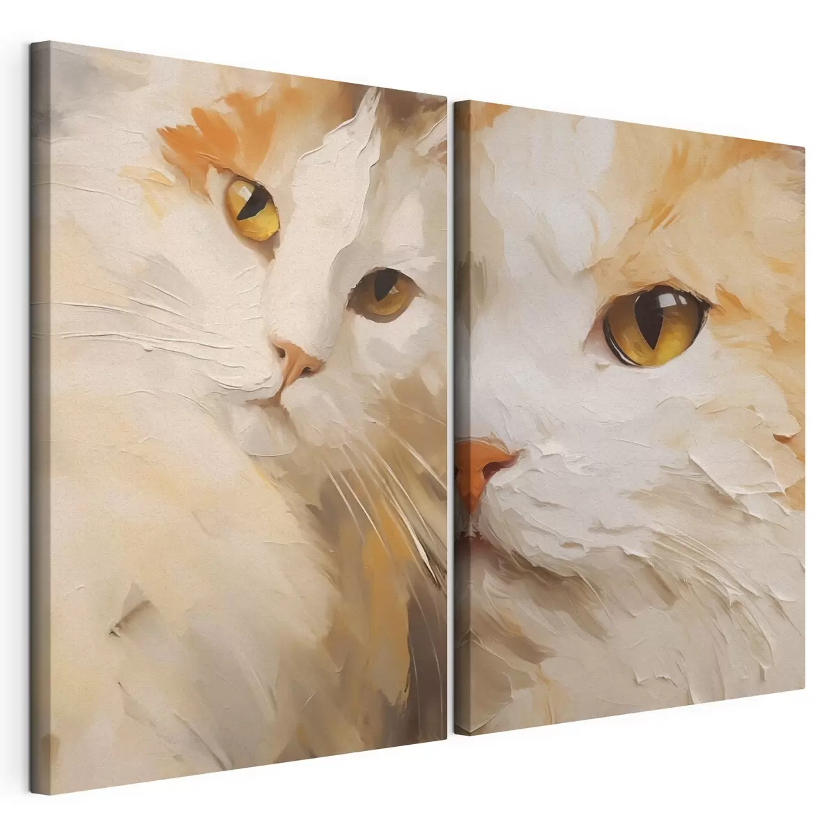Quadro Gatto, dipinto in stile imitativo nr. m31063