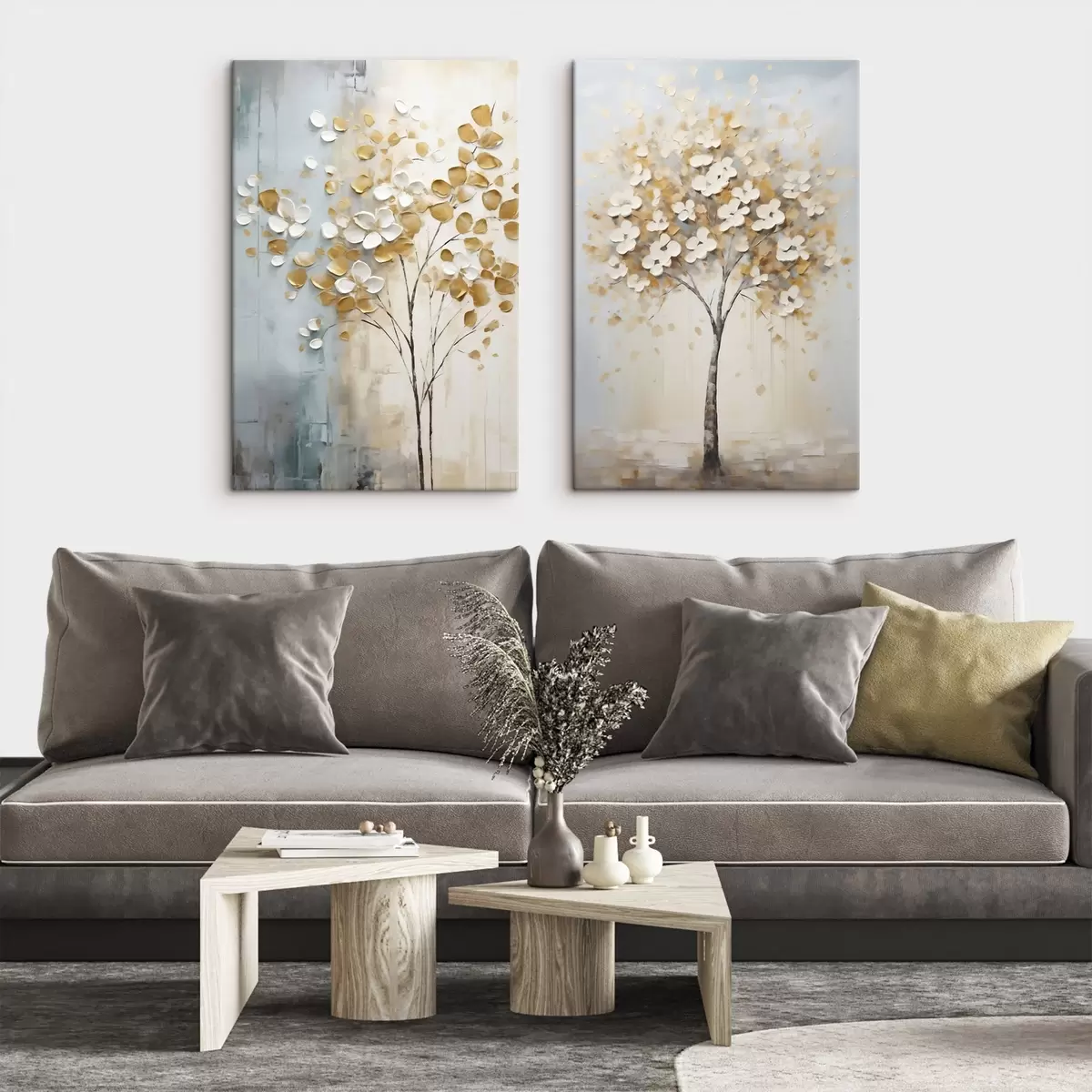 Quadro Albero astratto, pittura imitativa nr. m31065