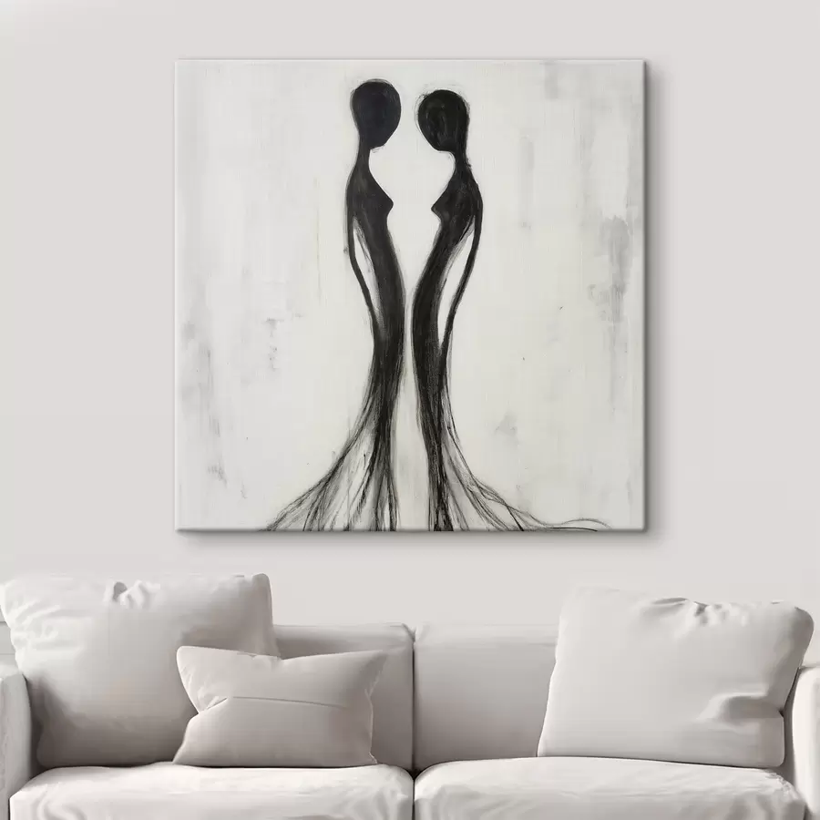 Quadro Sagome femminili astratte nr. s51004