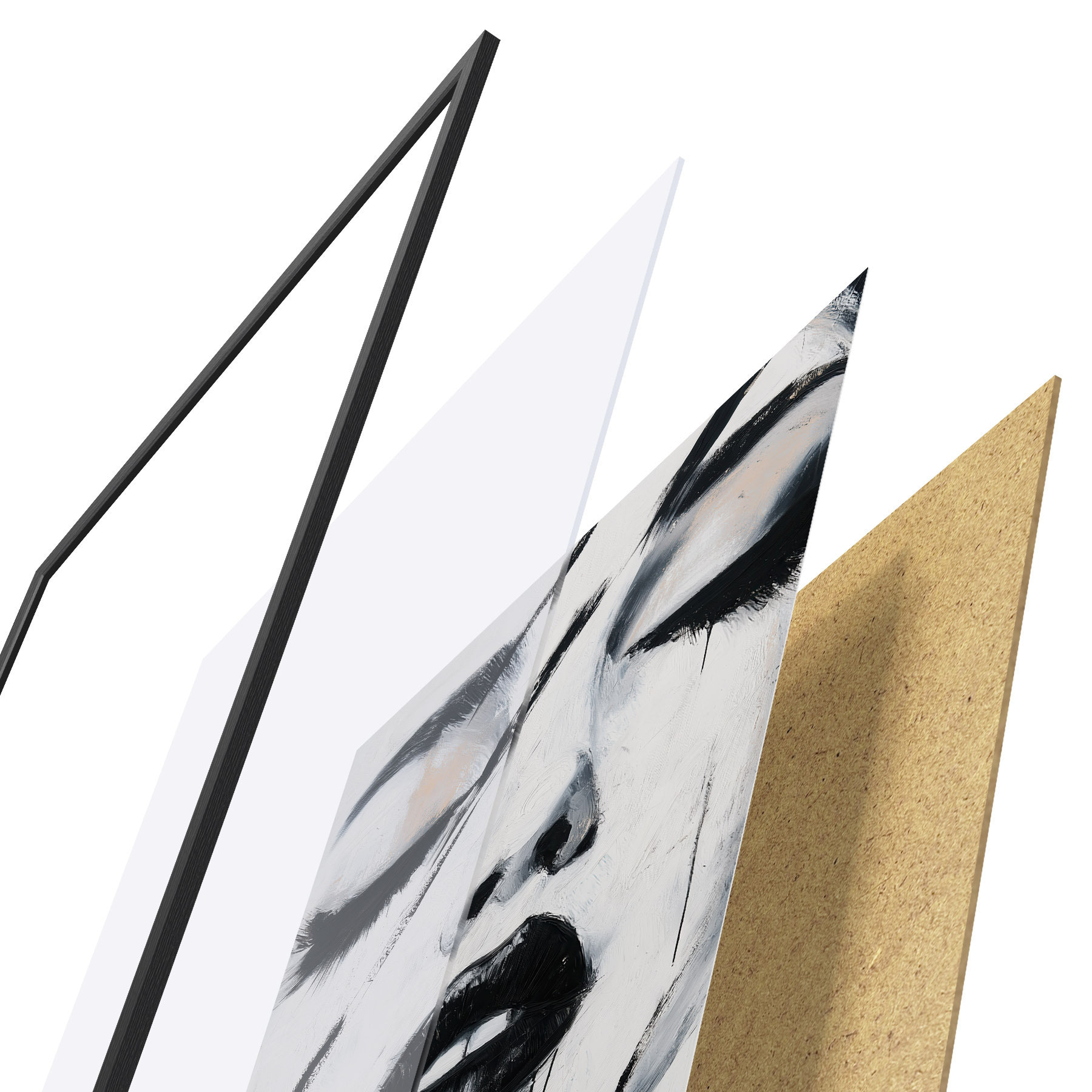 Poster Ritratto astratto f50999