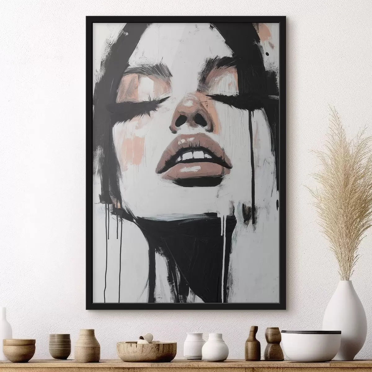 Poster Ritratto astratto f51000
