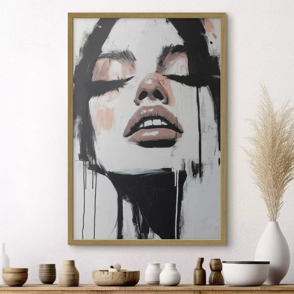 Poster Ritratto astratto f51000
