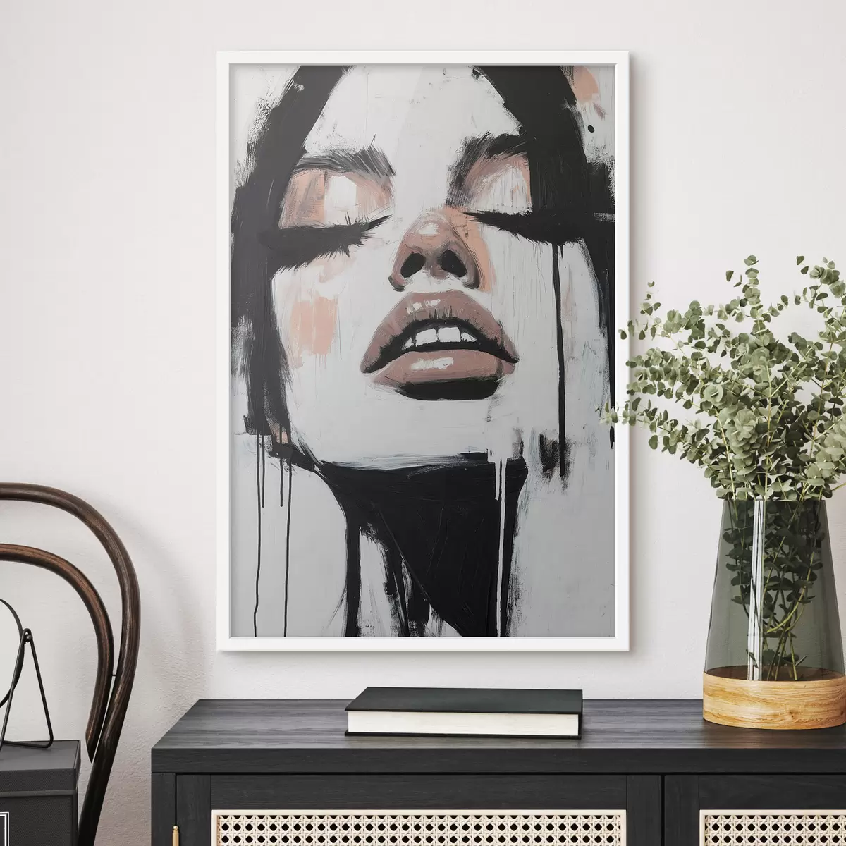 Poster Ritratto astratto f51000