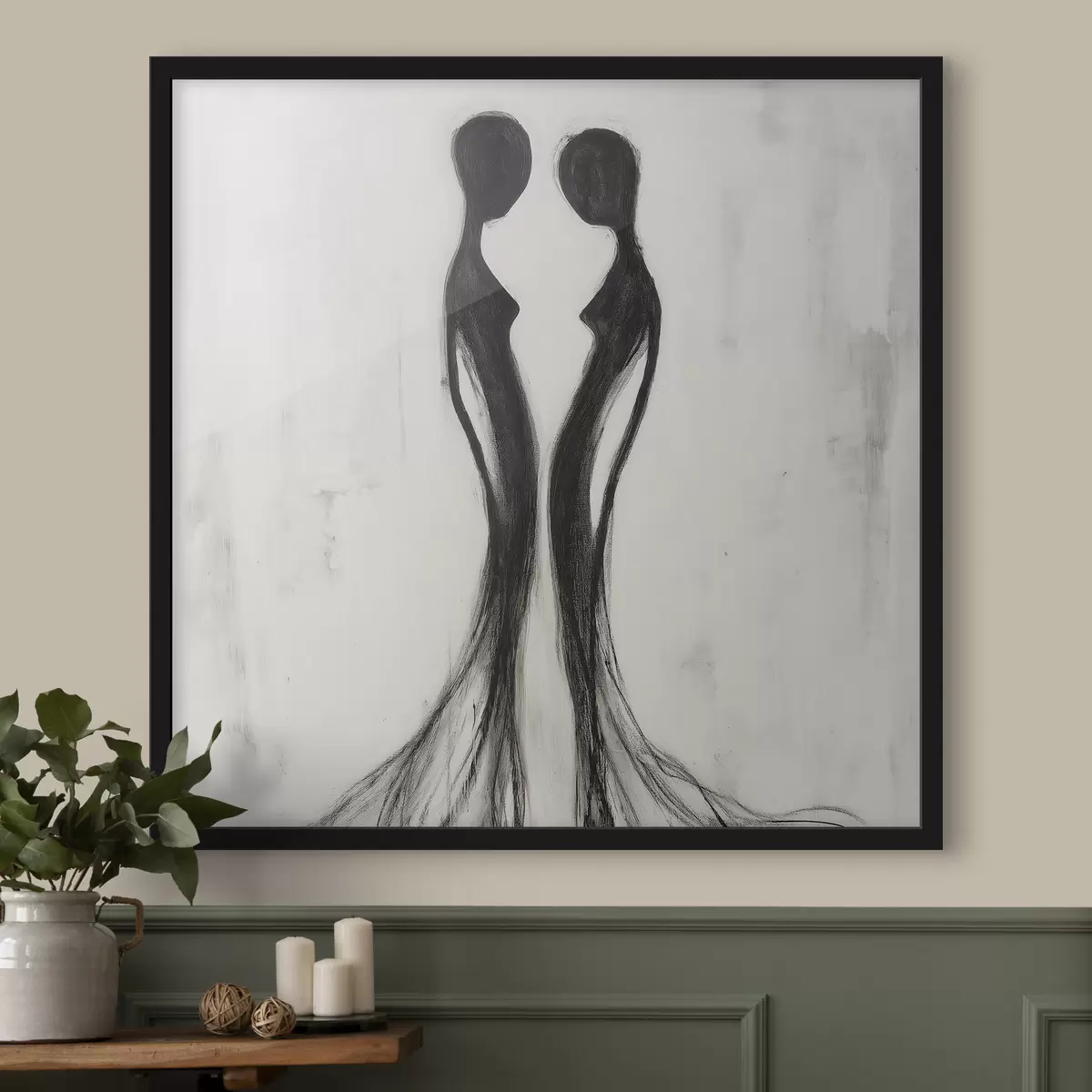 Poster Sagome femminili astratte f51004