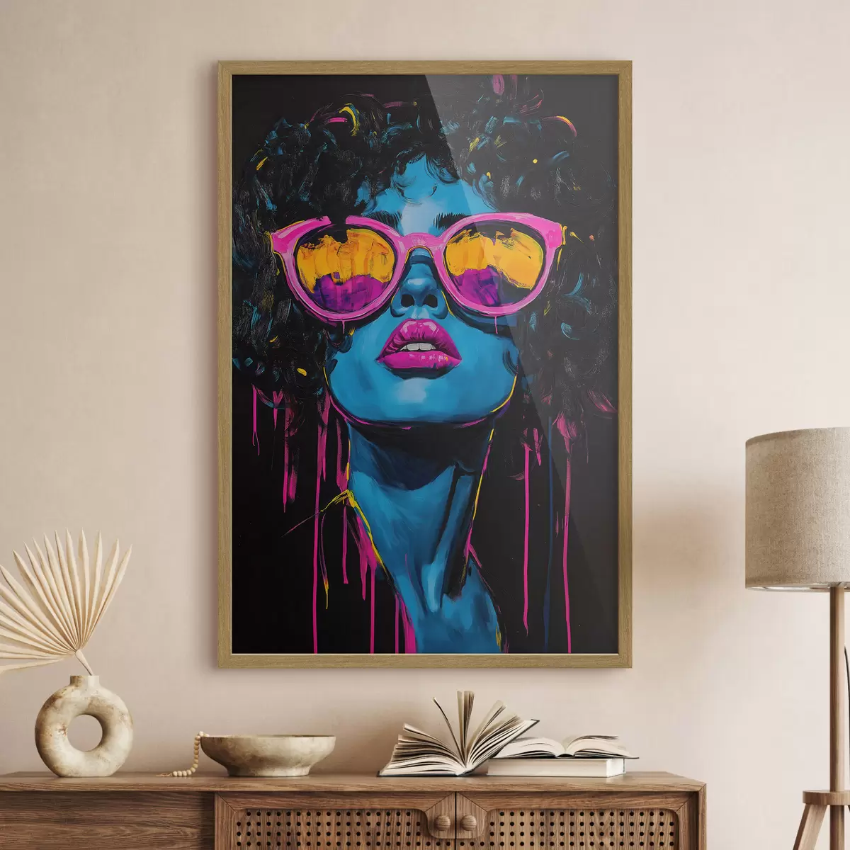 Poster Ritratto astratto f51009