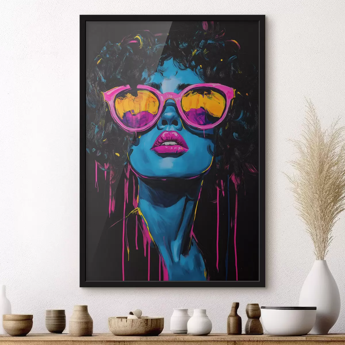 Poster Ritratto astratto f51009