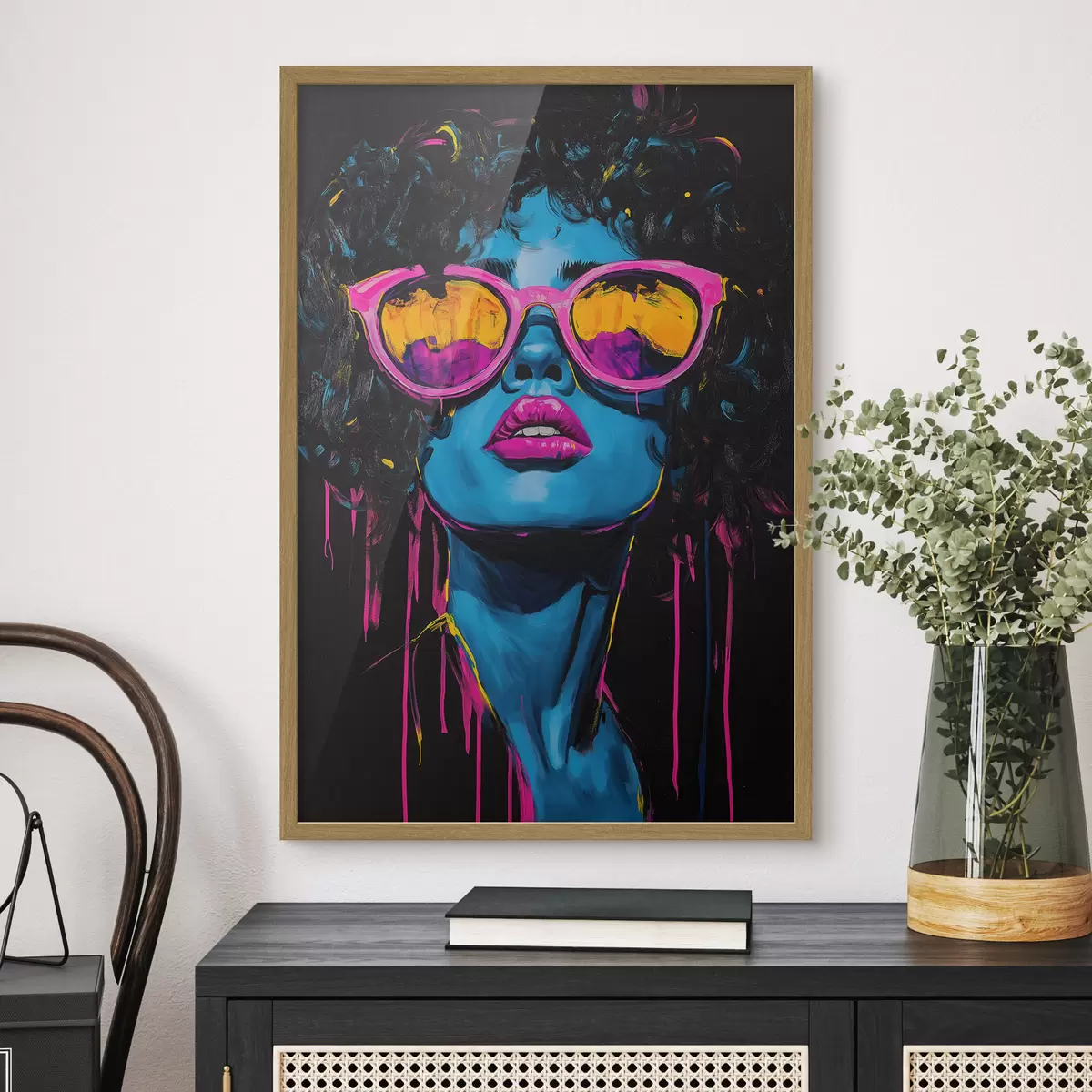 Poster Ritratto astratto f51009