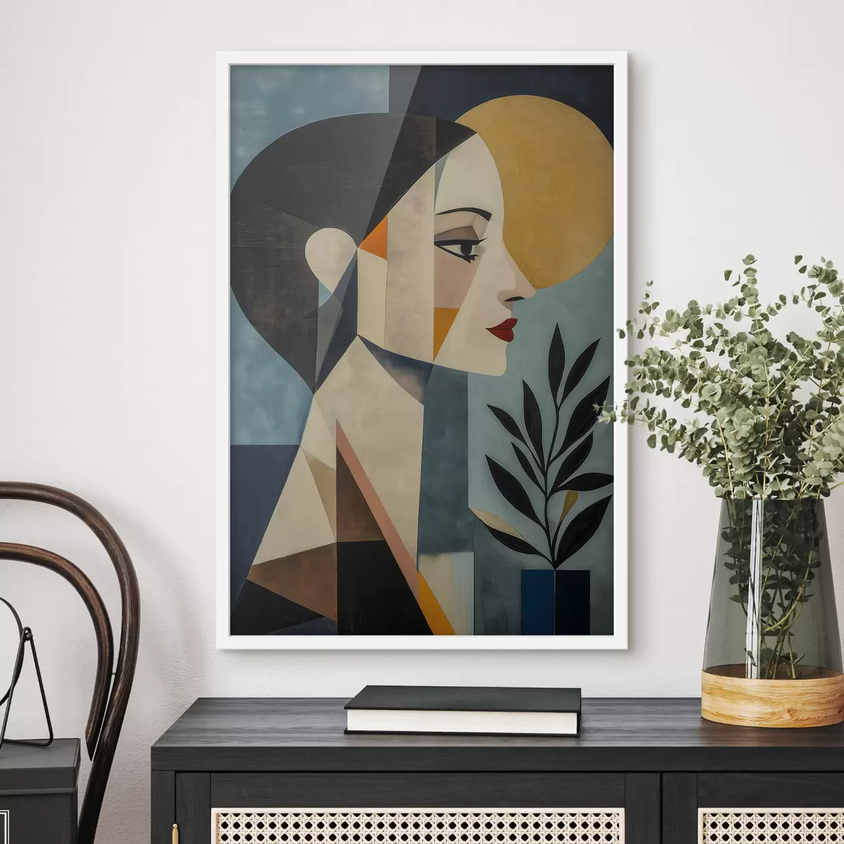 Poster Profilo geometrico f51010