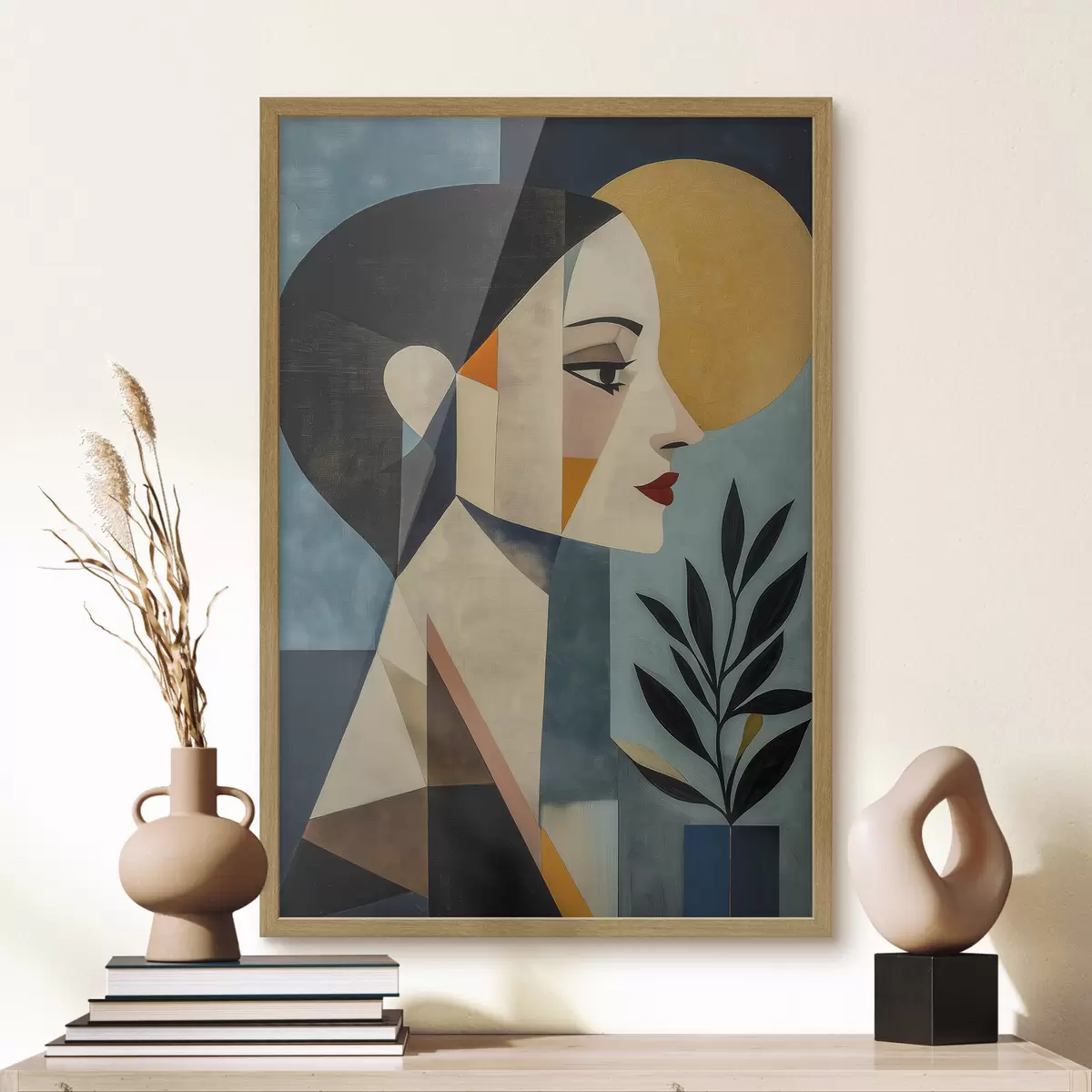 Poster Profilo geometrico f51010