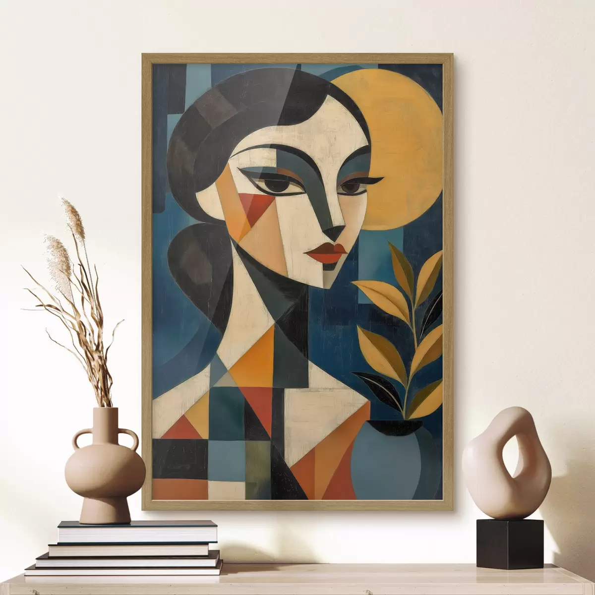 Poster Profilo geometrico f51011