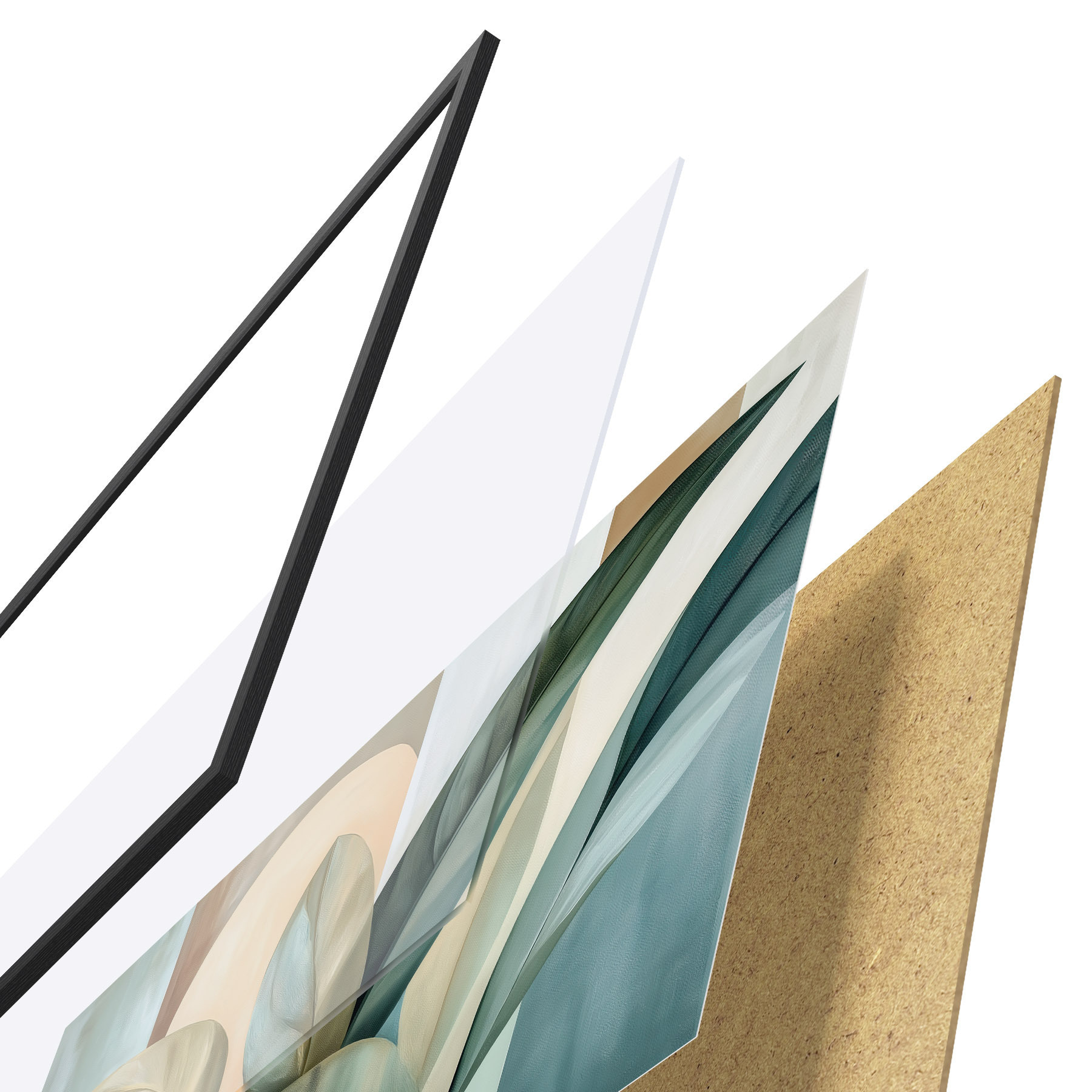 Poster Astrazione tropicale f51012