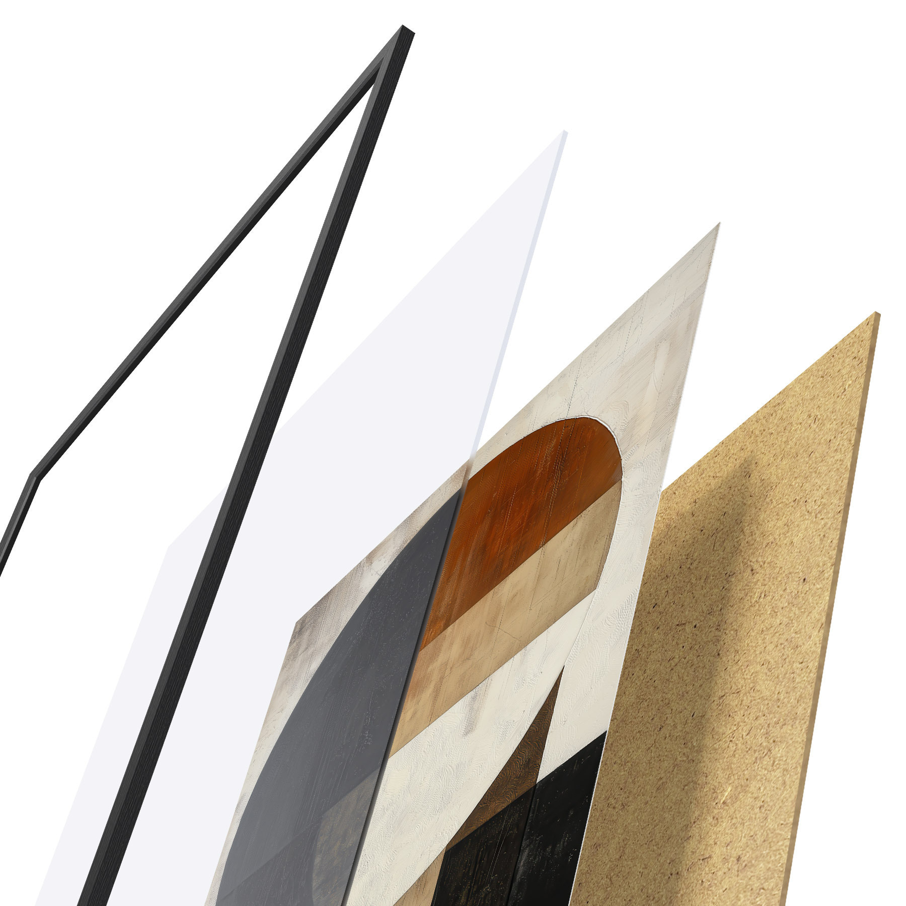 Poster Astrazione geometrica f51017