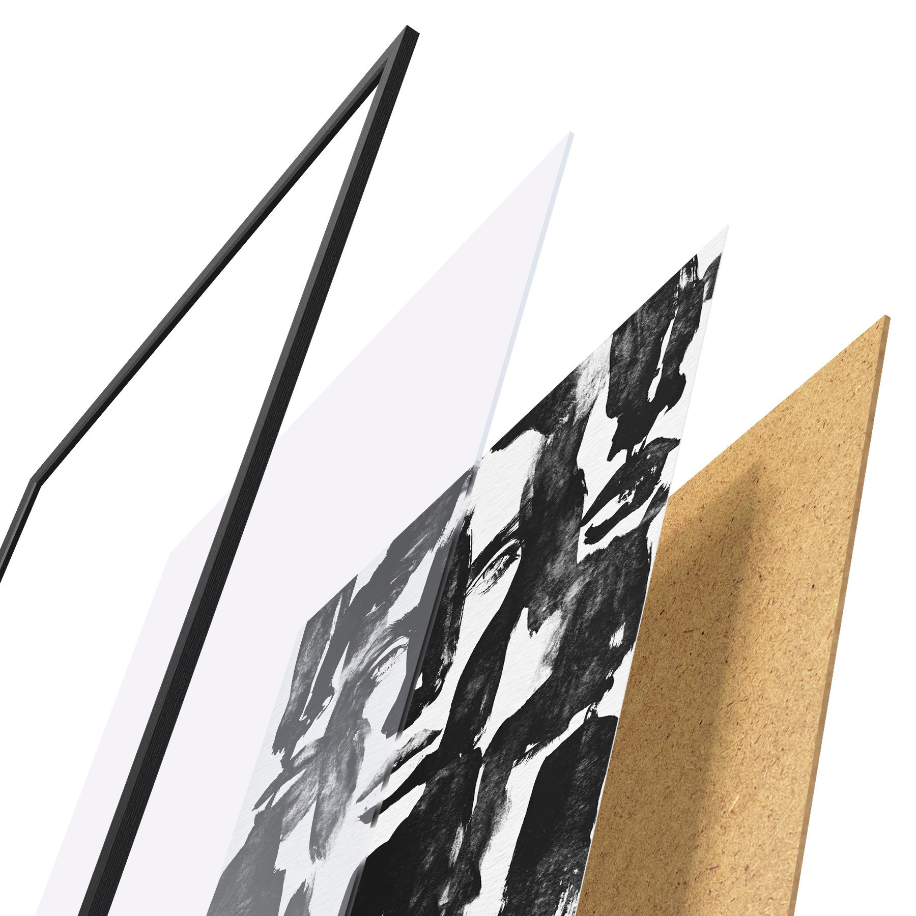 Poster Facce astratte d31035