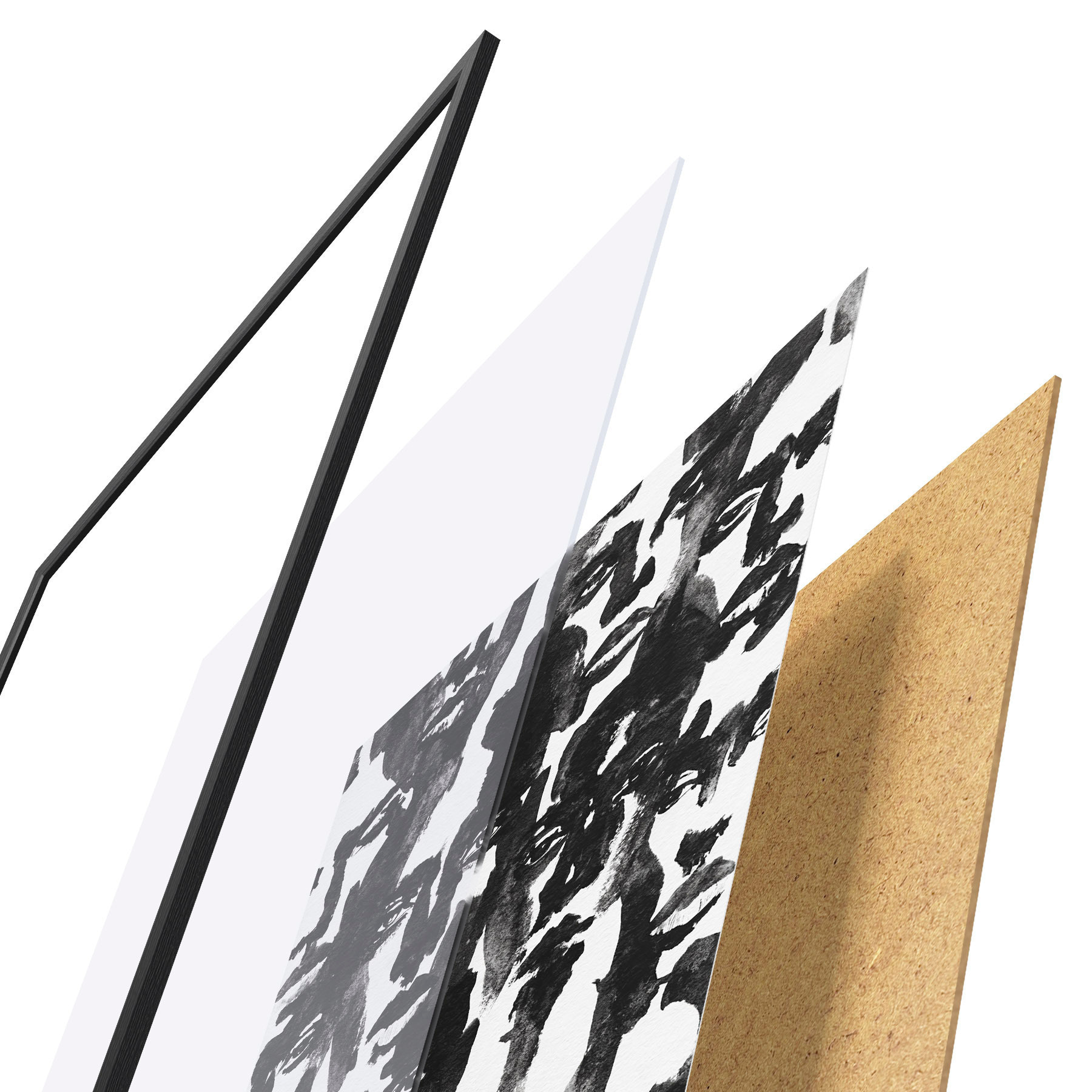 Poster Facce astratte f50862