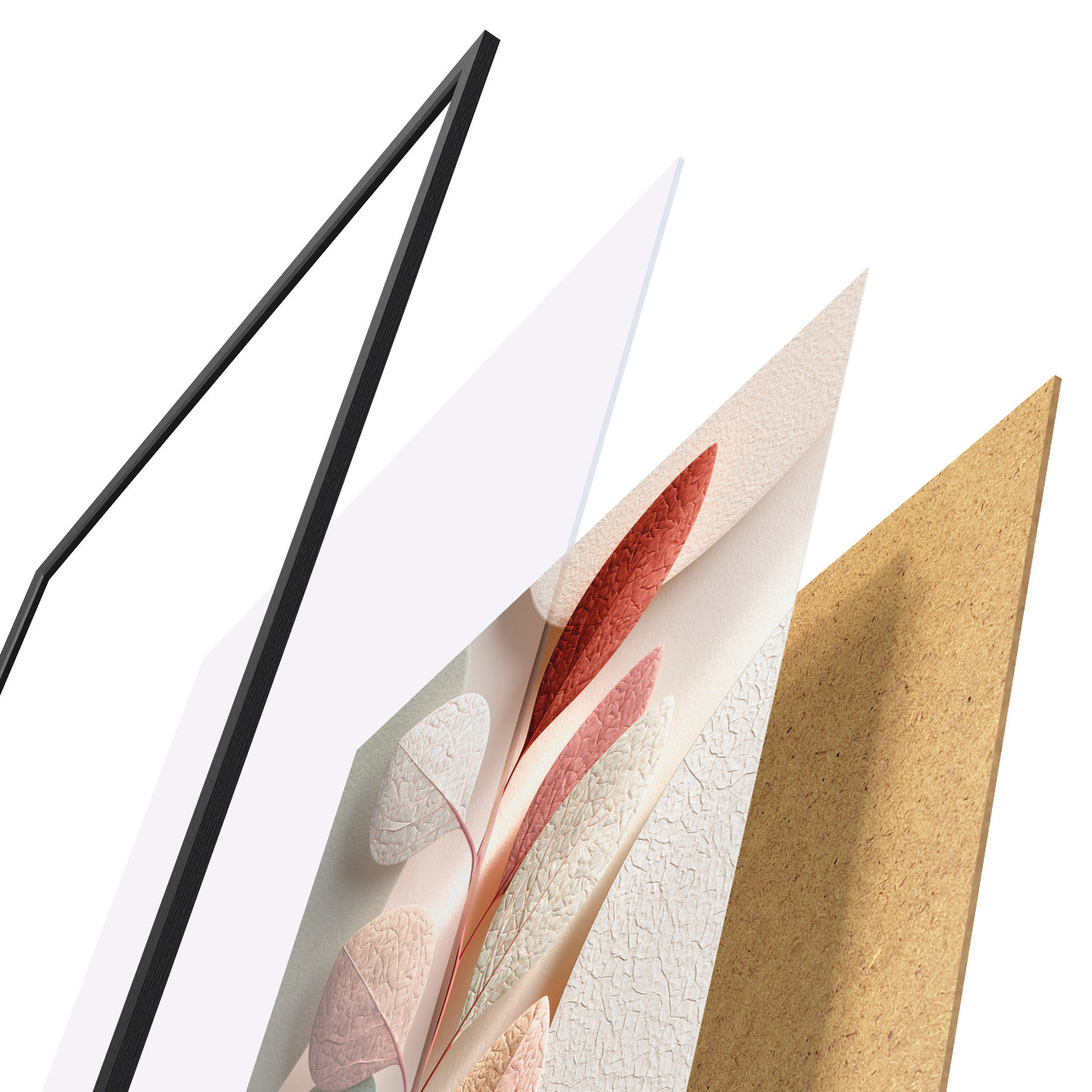 Poster Composizione botanica moderna f50864