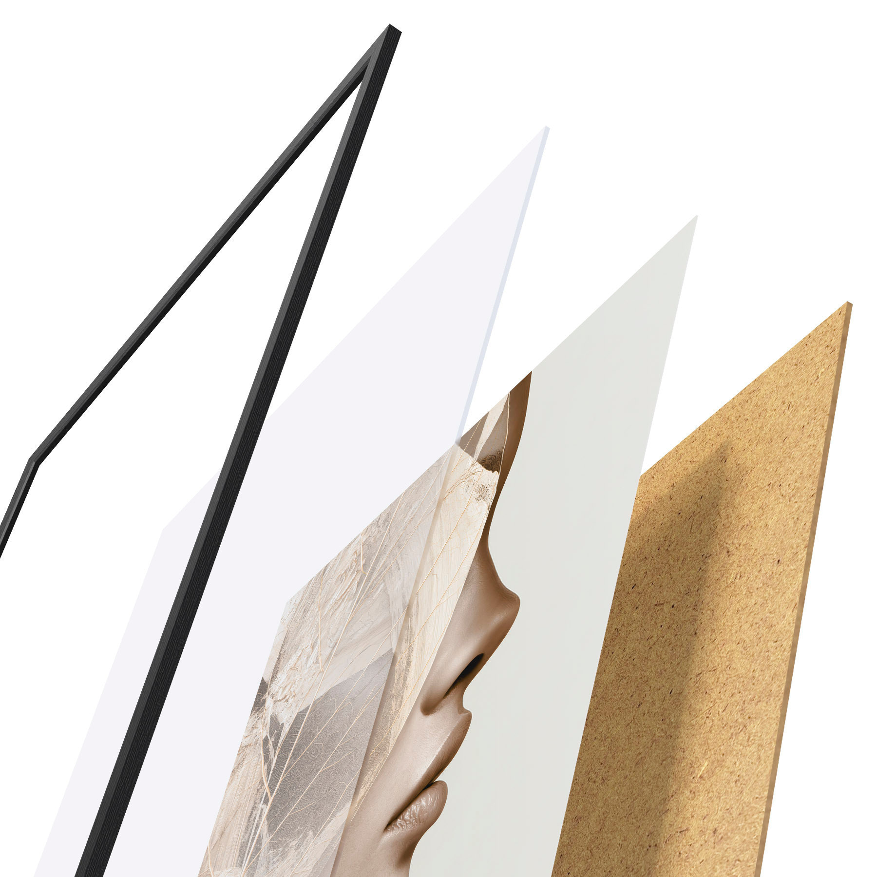 Poster Ritratto astratto di donna f50865