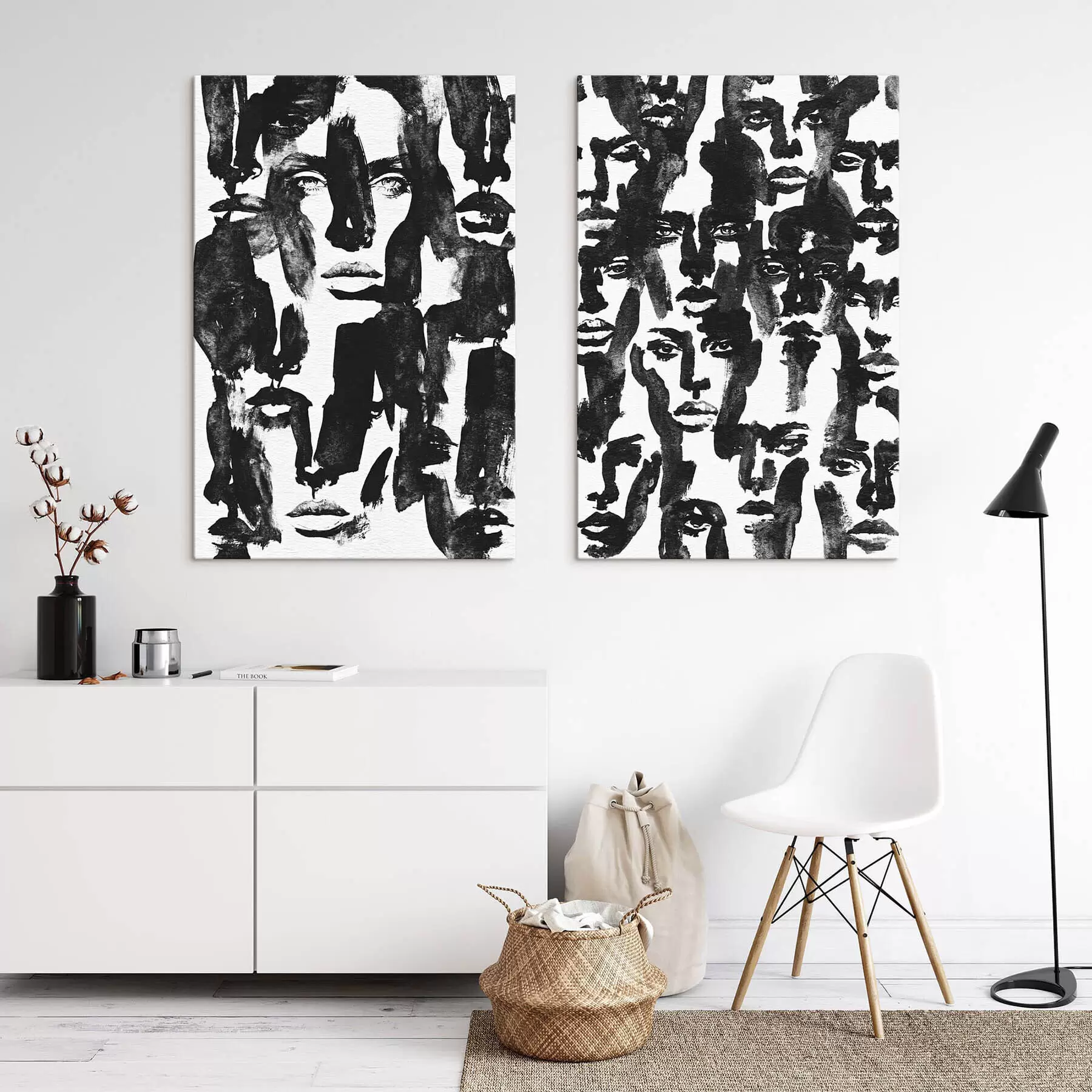 Quadro Facce astratte nr. m31035