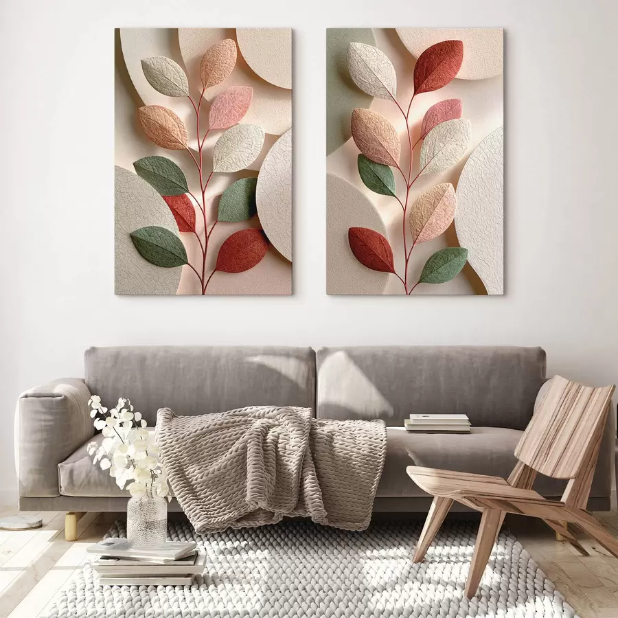 Quadro Ramo con forme geometriche nr. m31036