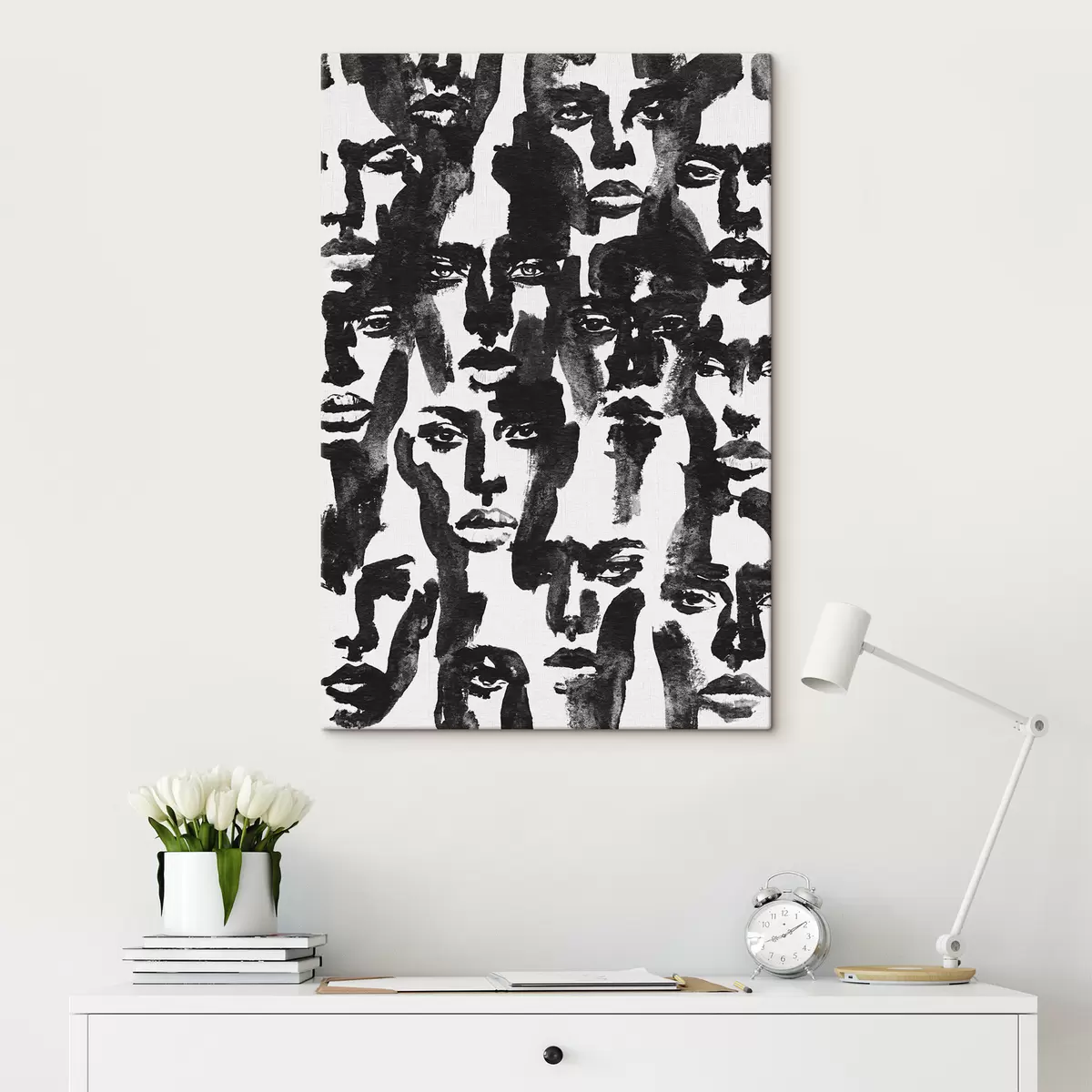 Quadro Facce astratte nr. s50862