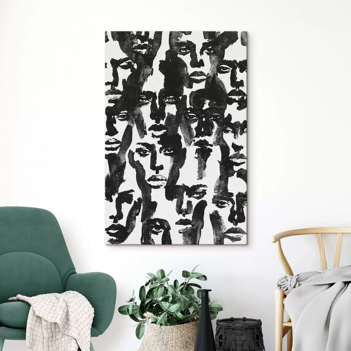 Quadro Facce astratte nr. s50862