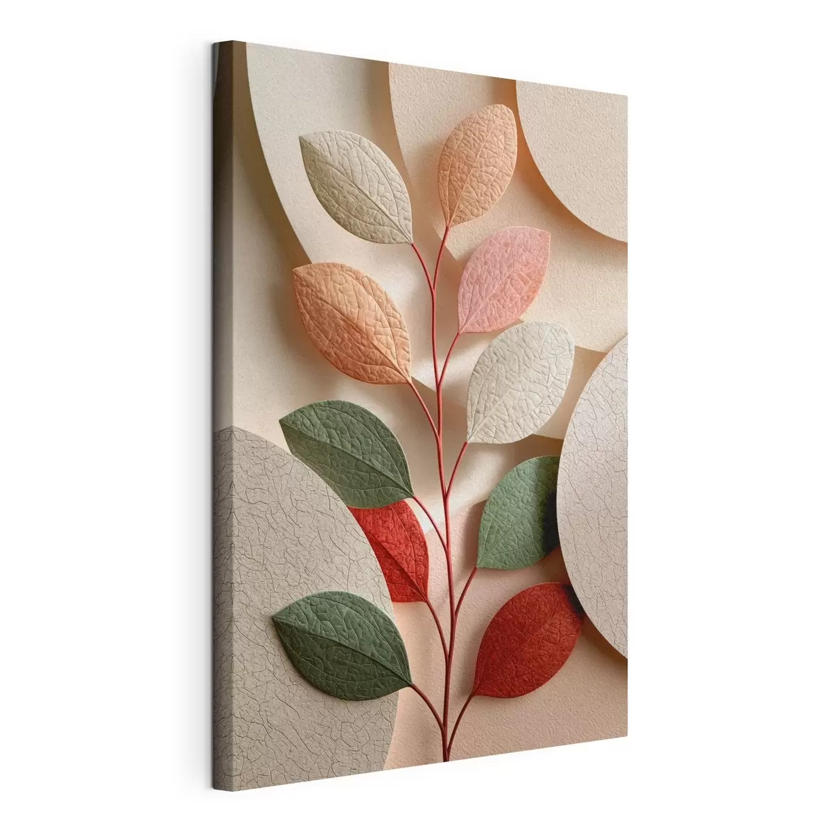 Quadro Ramo botanico con forme geometriche nr. s50863