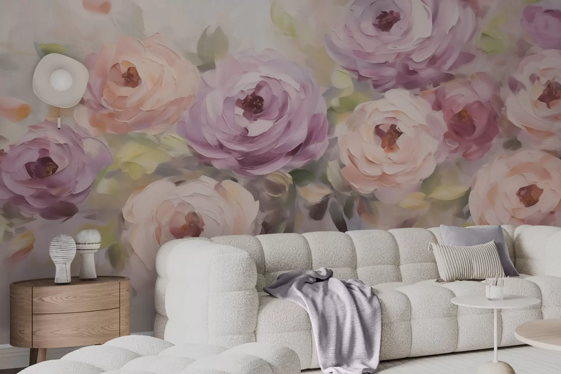 Carta da parati Floreale Sogno di petali n. w05996