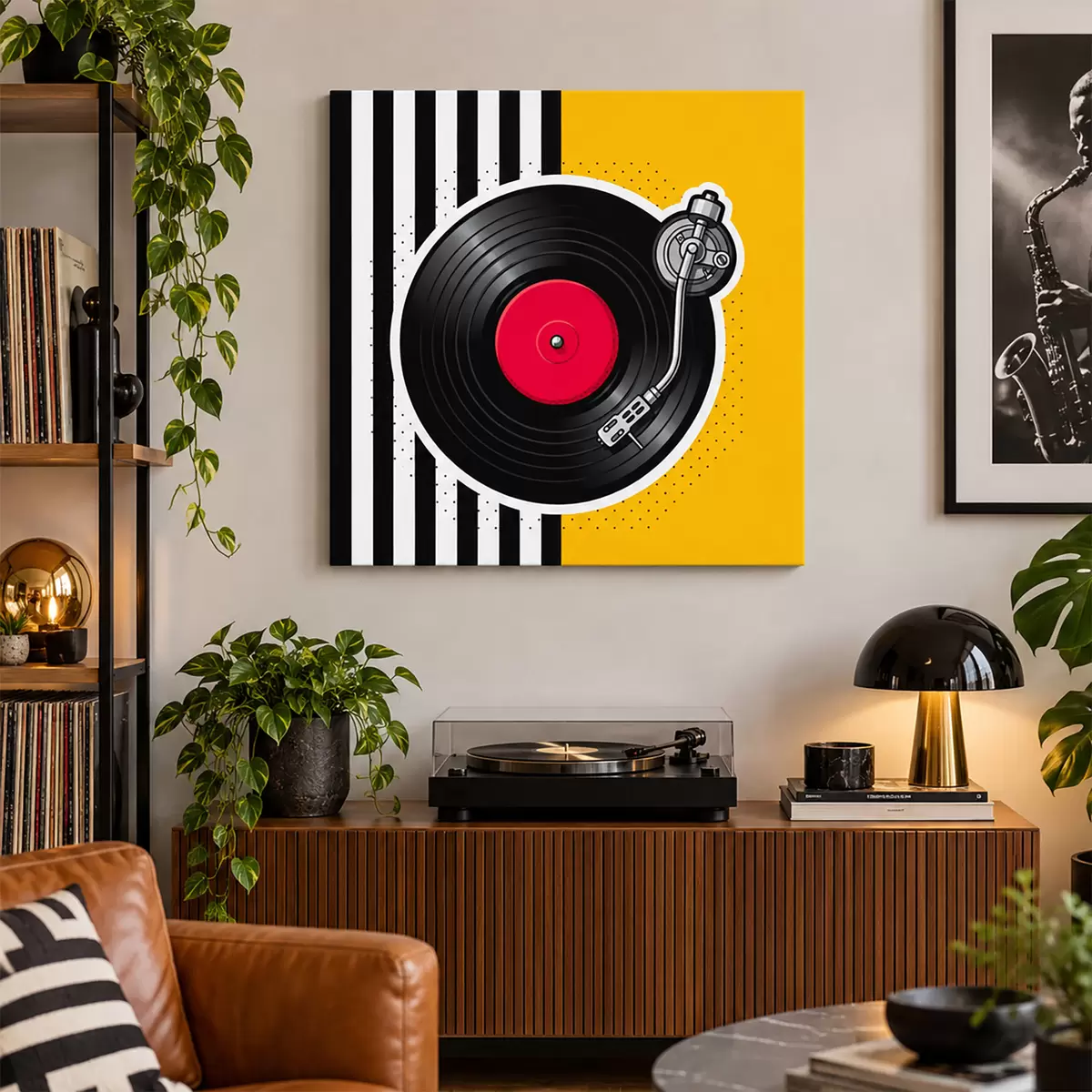 Quadro Atmosfera vinilica per brani dal sapore nostalgico nr. s50789