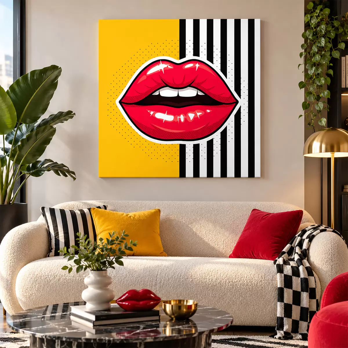Quadro Labbra audaci, uno stile vivace e di grande impatto nr. s50790
