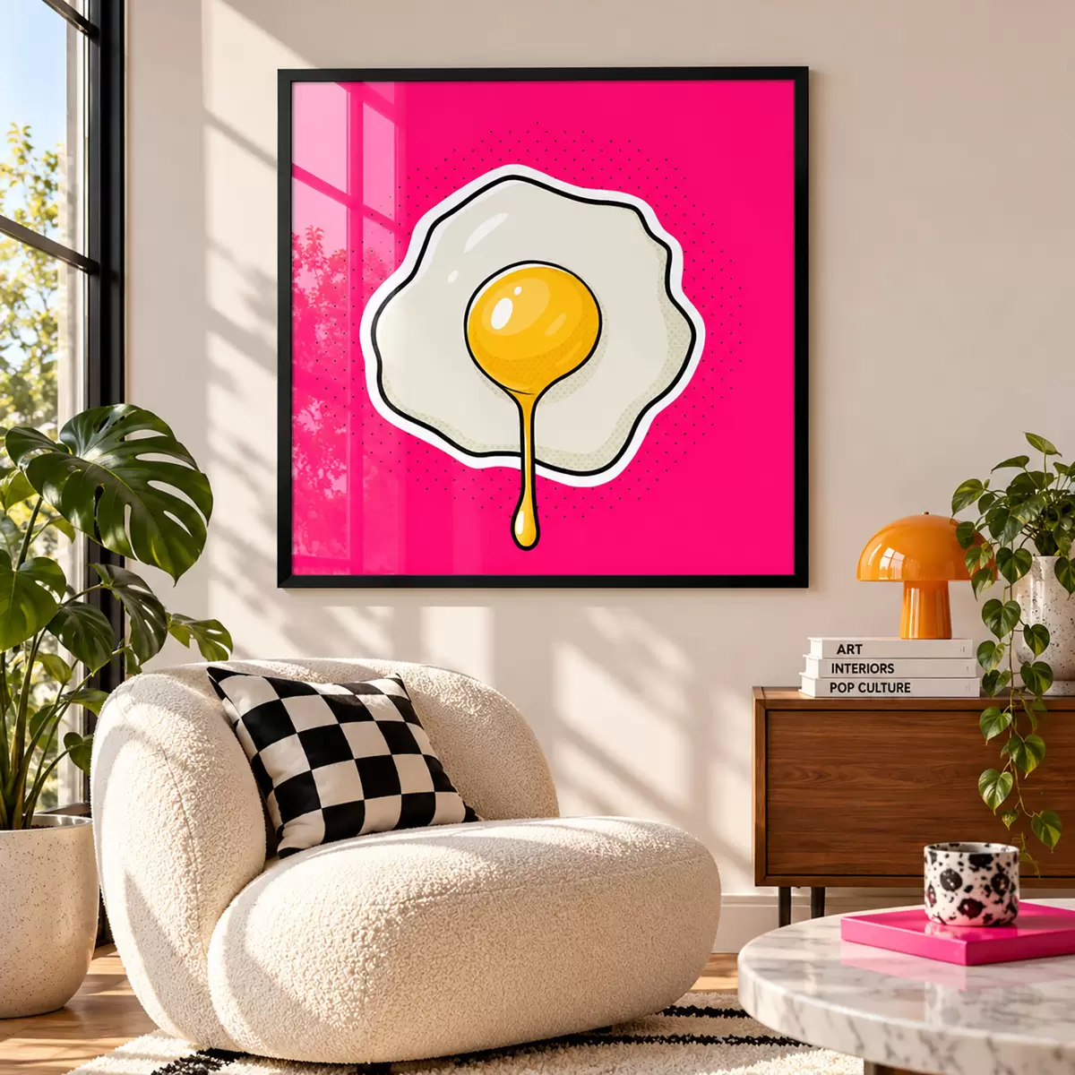 Poster Una deliziosa colazione con uova all’occhio di bue f50788