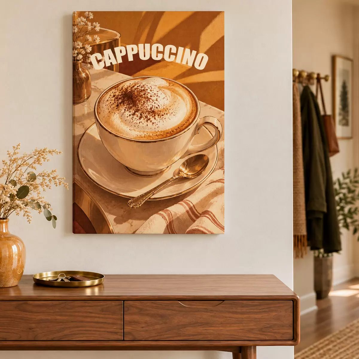 Quadro Un delizioso cappuccino per rallegrarti la giornata nr. s50874