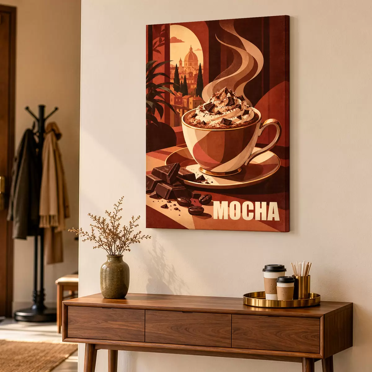 Quadro Una ricca delizia al caffè in ogni sorso nr. s50876