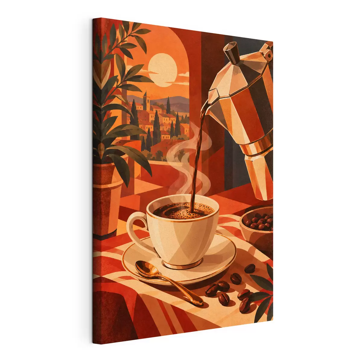 Quadro Caffè caldo in un ambiente accogliente nr. s50877