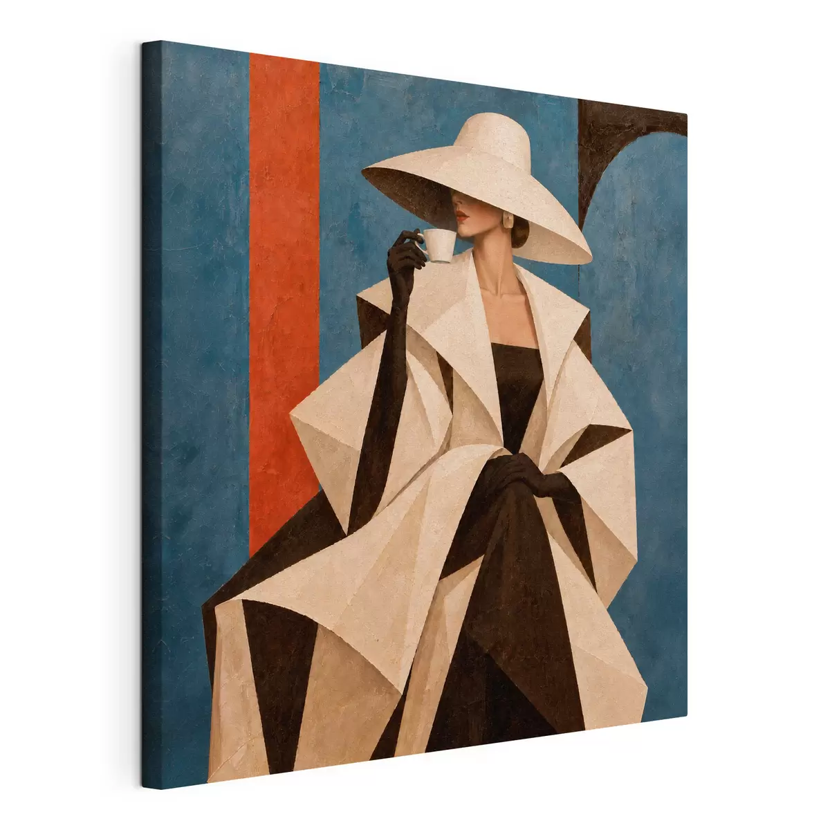 Quadro Sorseggiare l'eleganza con stile raffinato nr. s50881