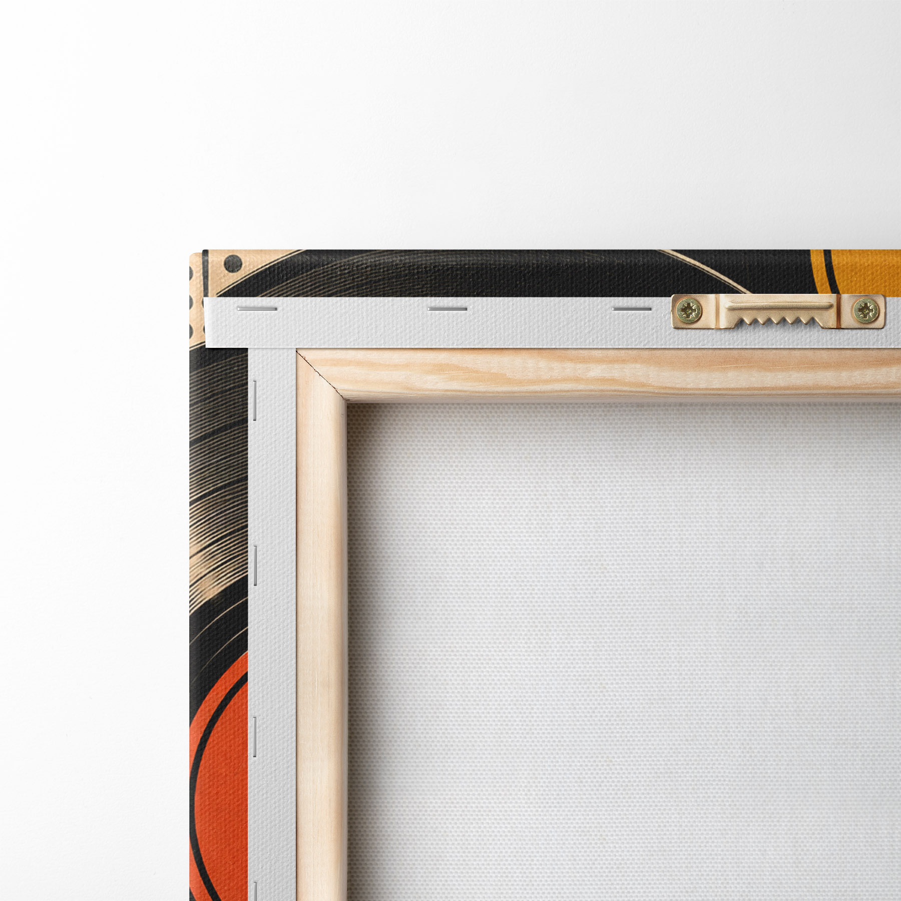 Quadro Atmosfera retrò con dischi in vinile colorati nr. s50923