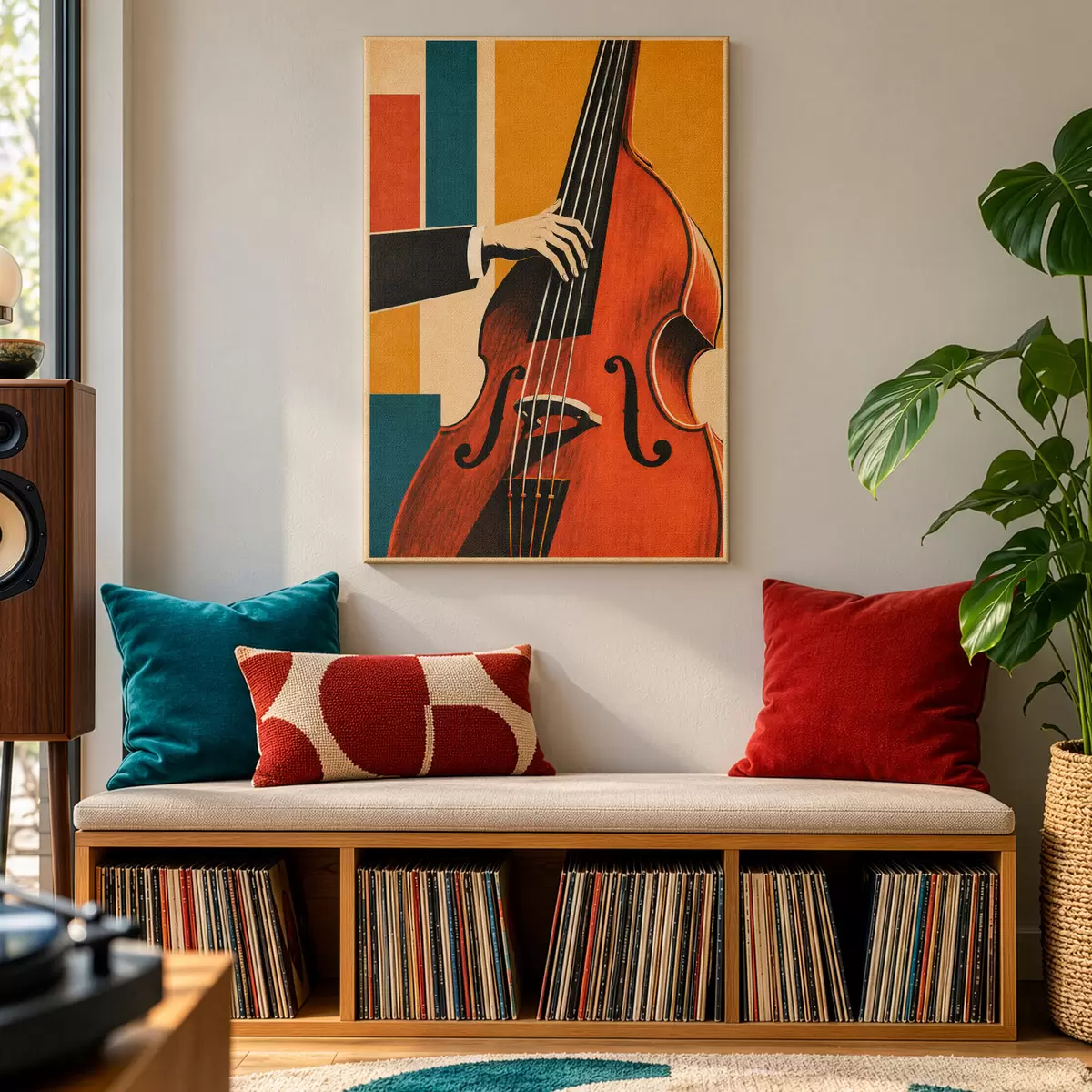 Quadro Mano elegante che suona uno strumento musicale nr. s50926
