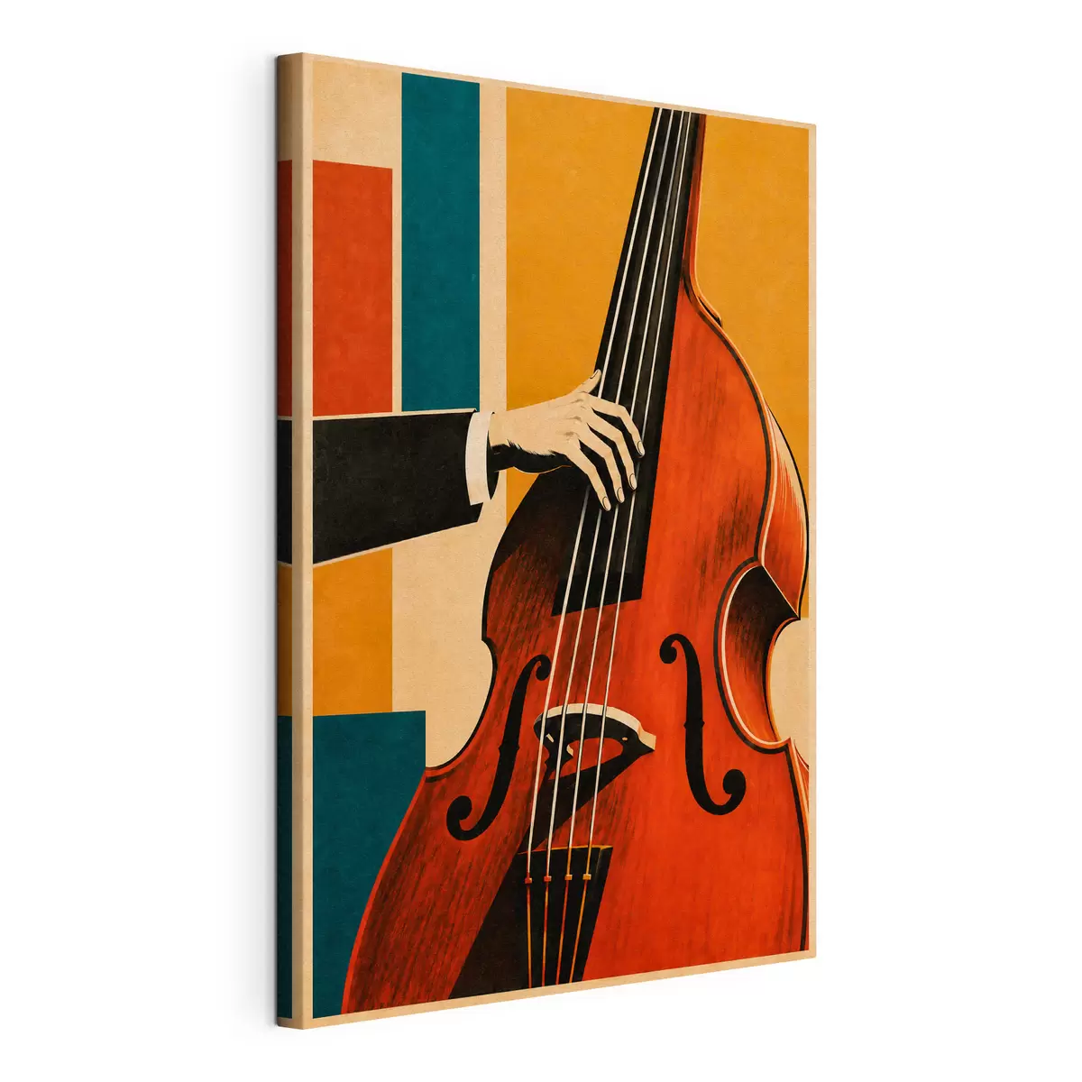 Quadro Mano elegante che suona uno strumento musicale nr. s50926