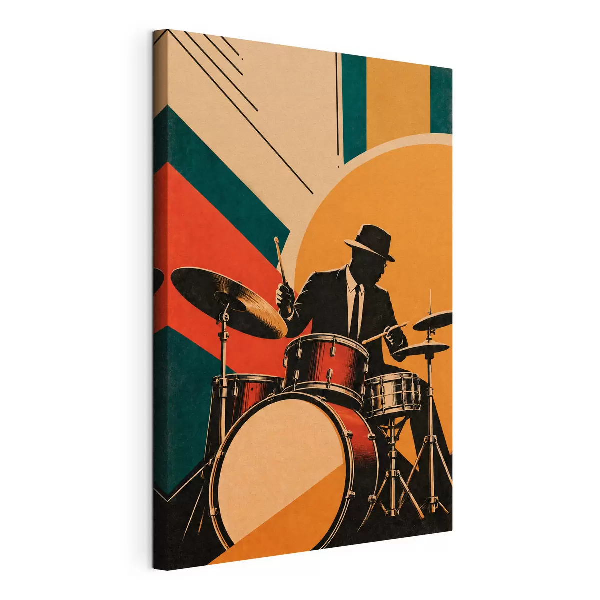 Quadro Ritmi jazz in colori vivaci nr. s50928