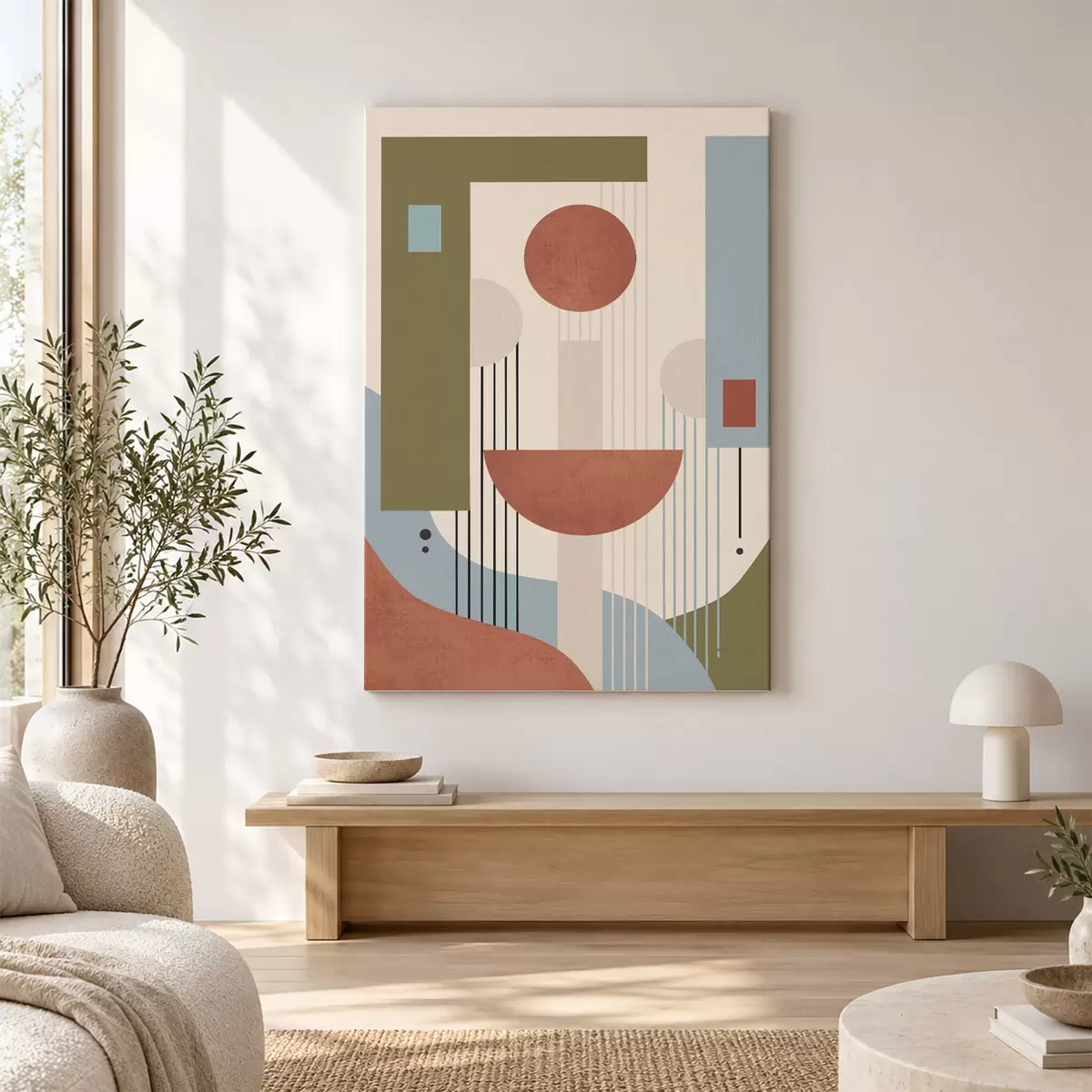 Quadro Forme astratte in toni caldi nr. s50732