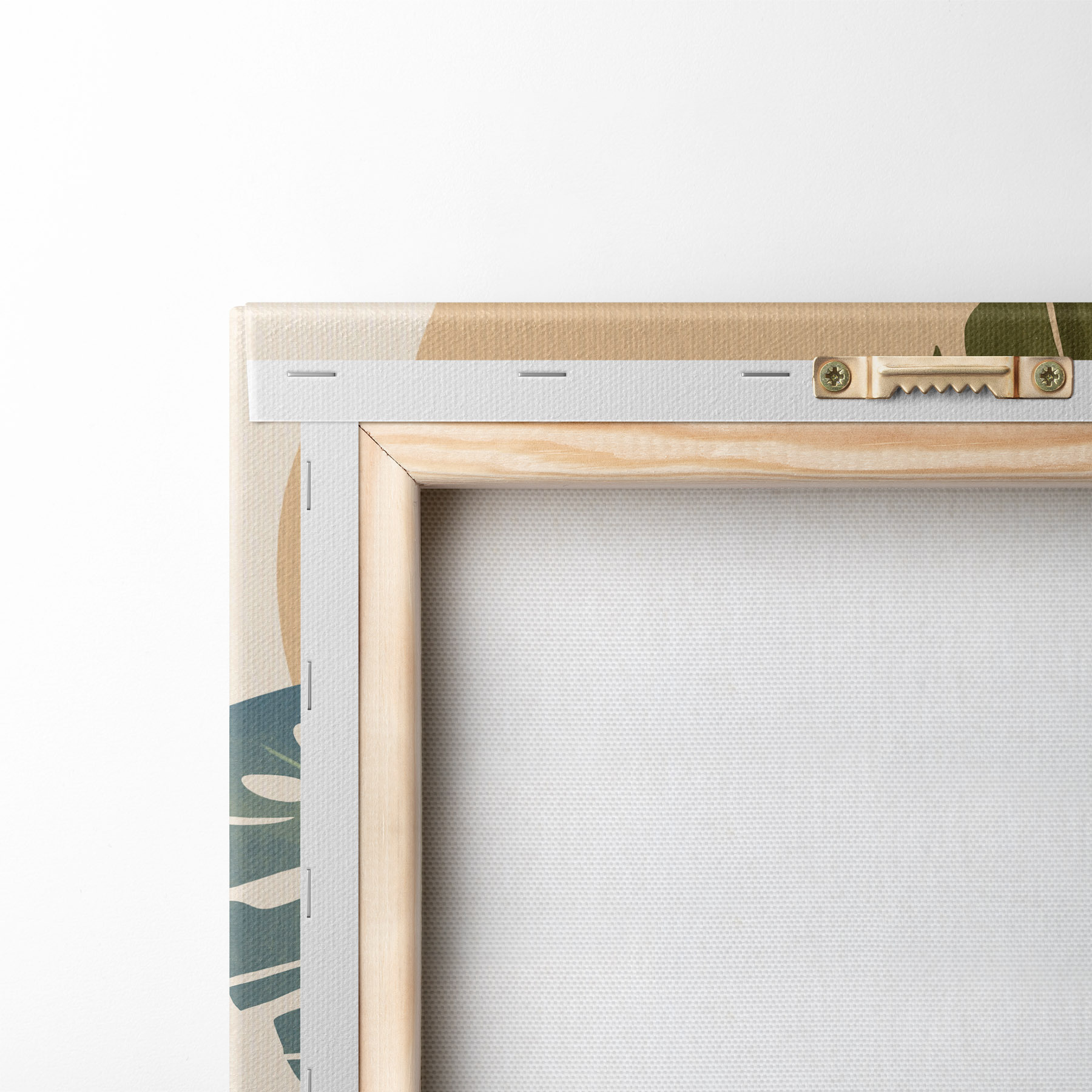 Quadro Foglie eleganti su uno sfondo dai toni caldi nr. s50733