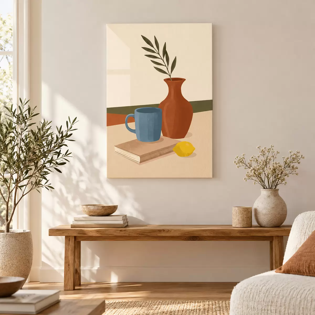 Quadro Una scena rilassante dall'eleganza sobria nr. s50735