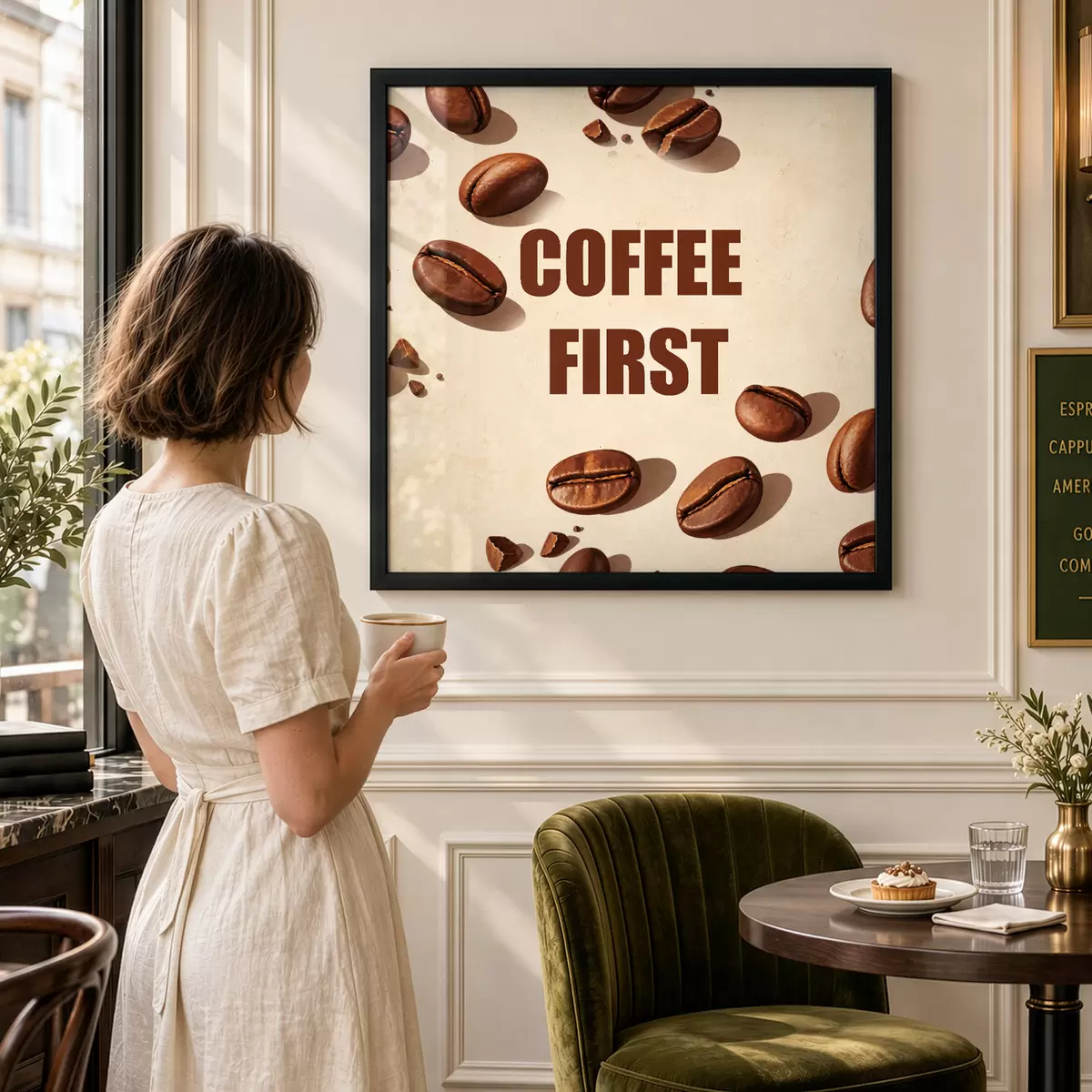 Poster Svegliati e preparati il caffè f50878
