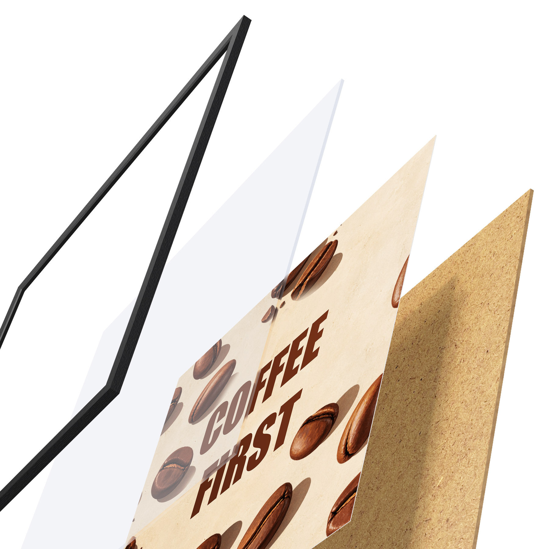 Poster Svegliati e preparati il caffè f50878