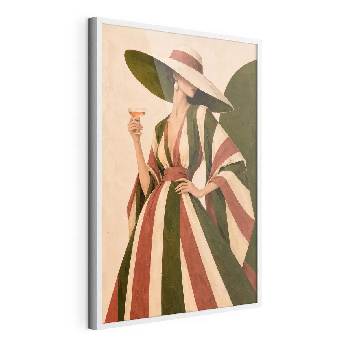 Poster Uno stile elegante accompagnato da una bevanda rinfrescante f50880
