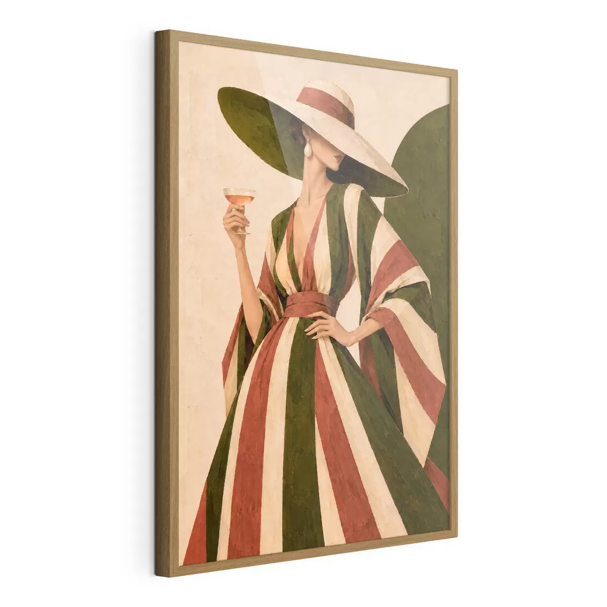 Poster Uno stile elegante accompagnato da una bevanda rinfrescante f50880