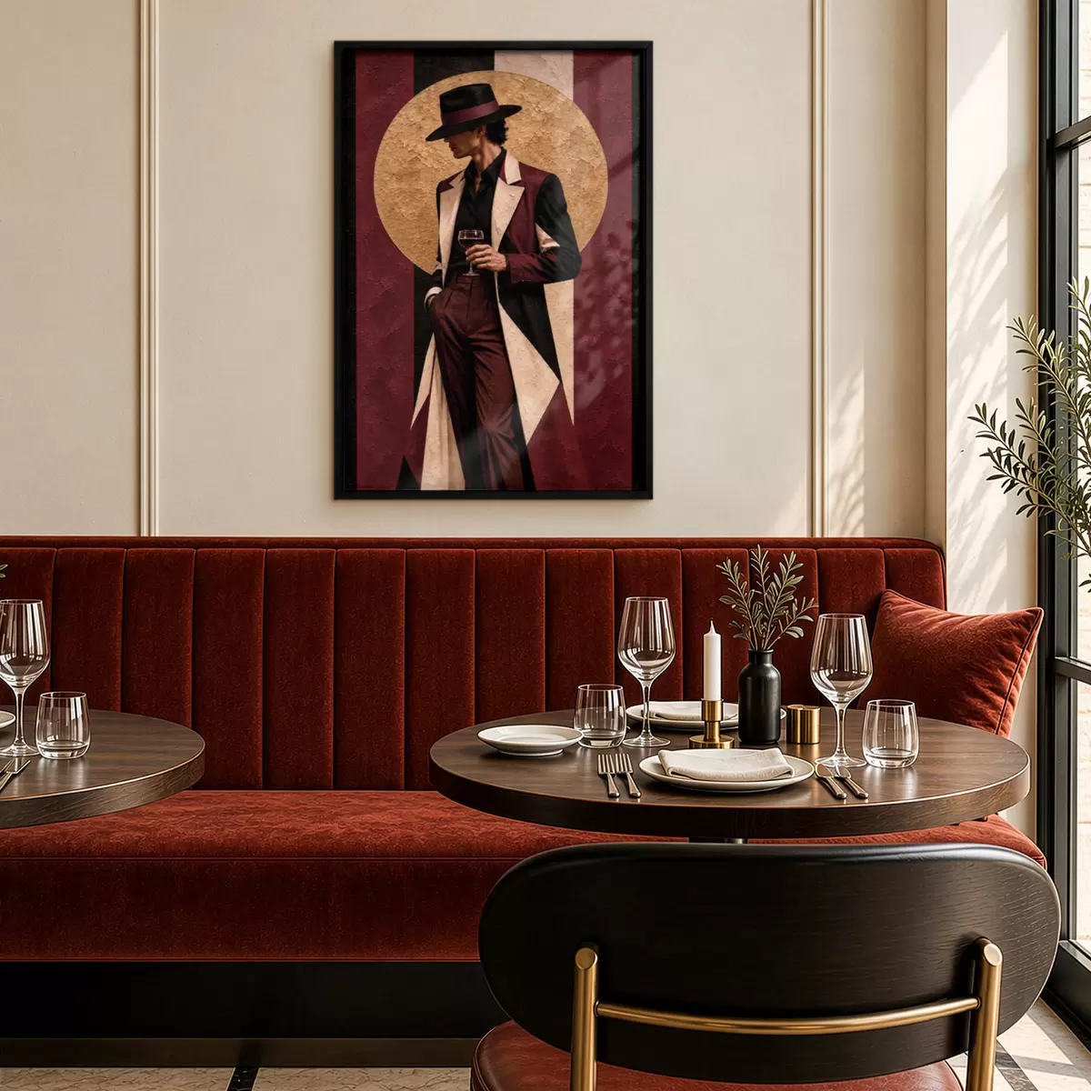 Poster Eleganza chic con un tocco vintage f50886