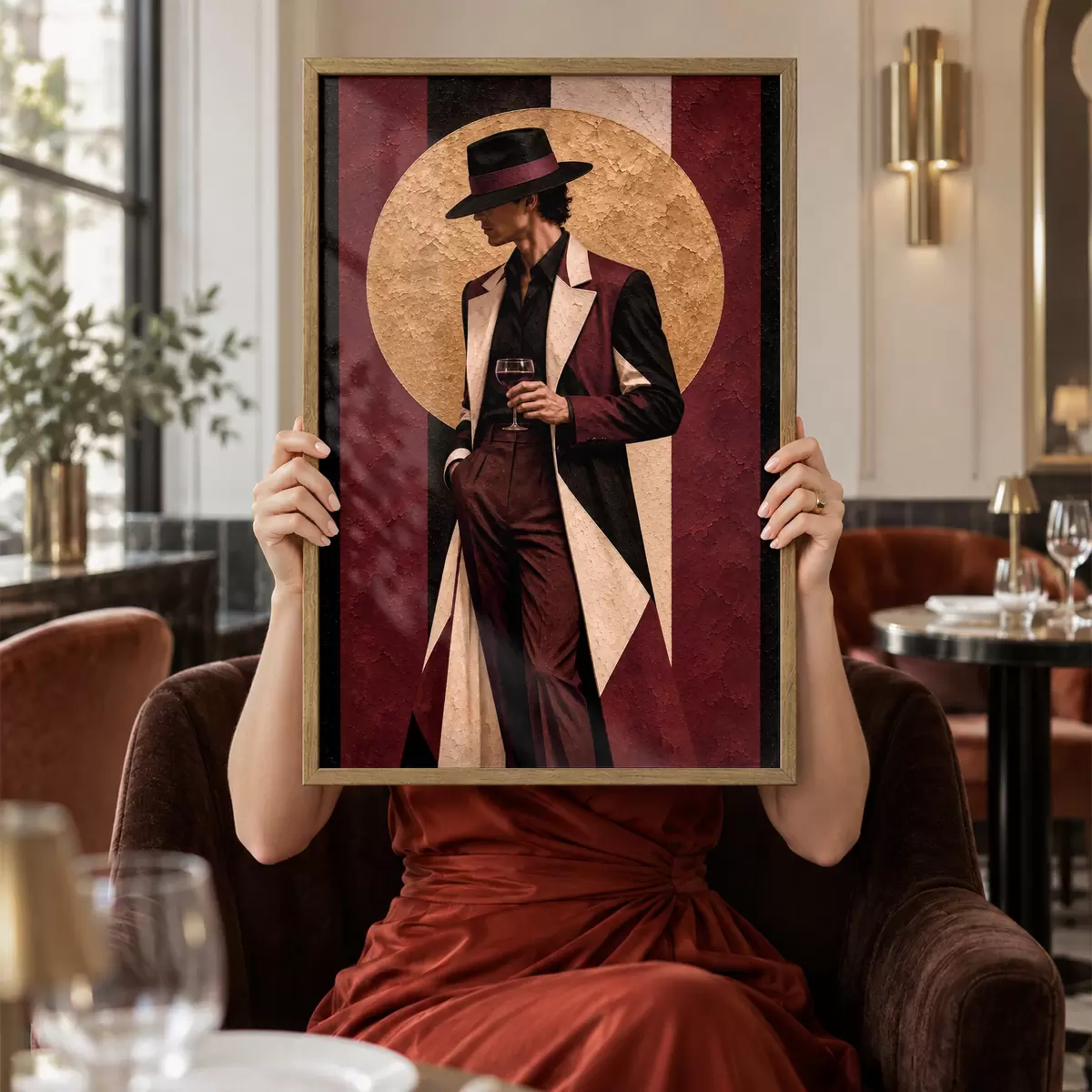 Poster Eleganza chic con un tocco vintage f50886